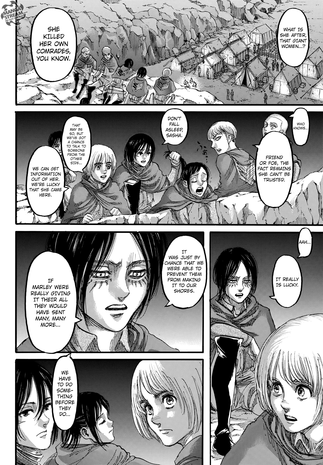 Attack on Titan manga, chapter 106, page 11 of 46