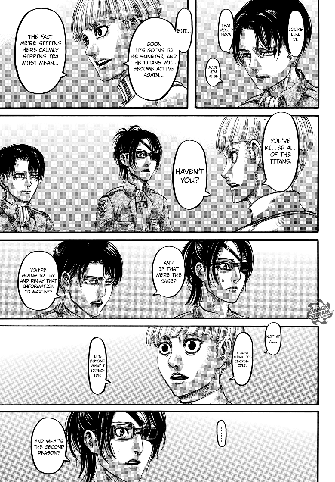Attack on Titan manga, chapter 106, page 14 of 46