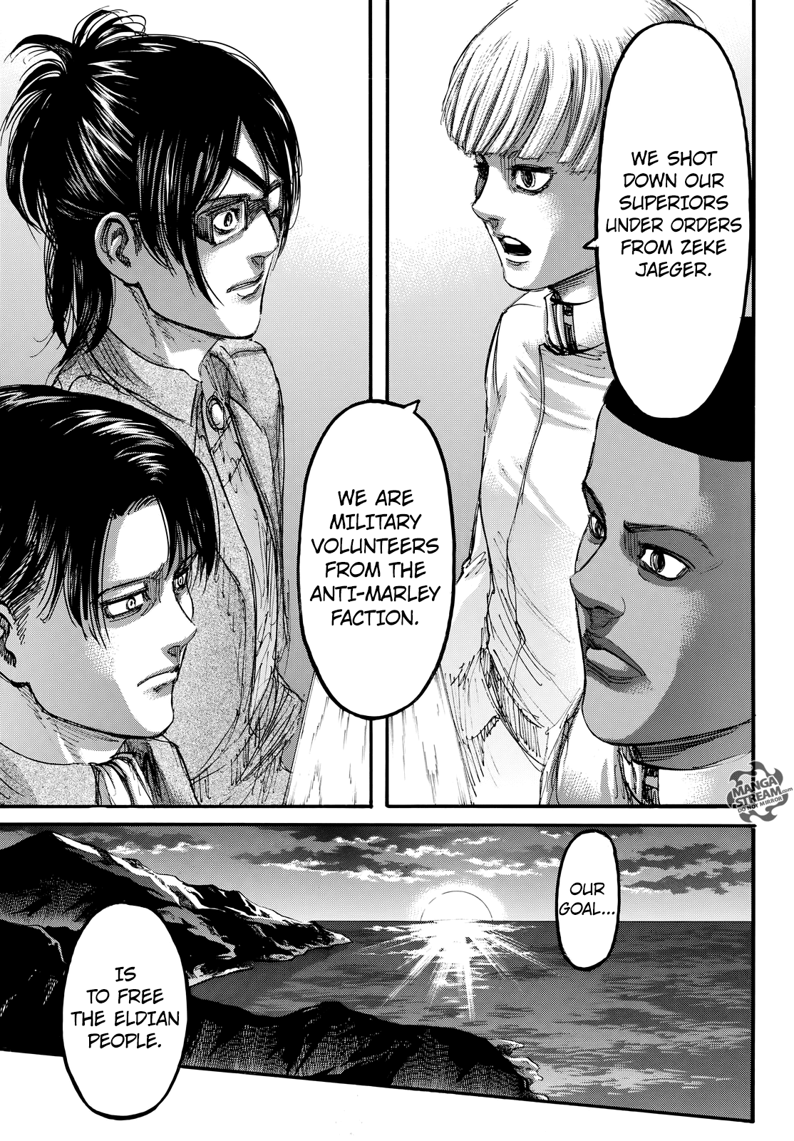 Attack on Titan manga, chapter 106, page 18 of 46