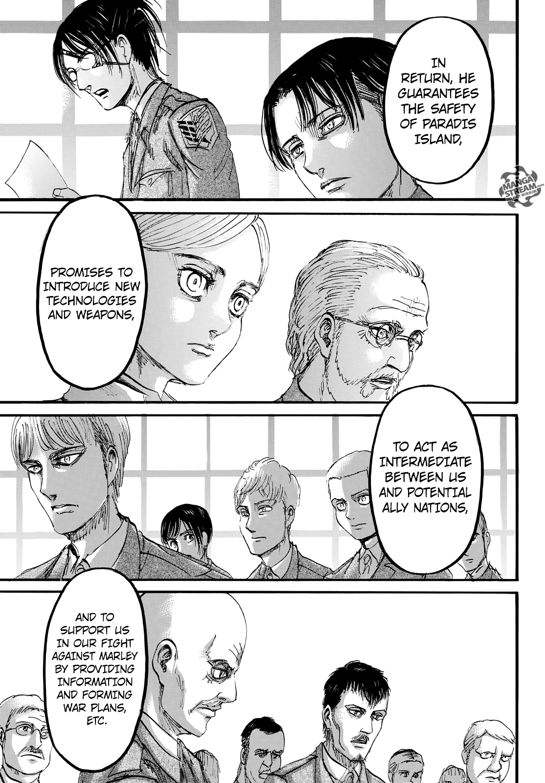 Attack on Titan manga, chapter 106, page 20 of 46