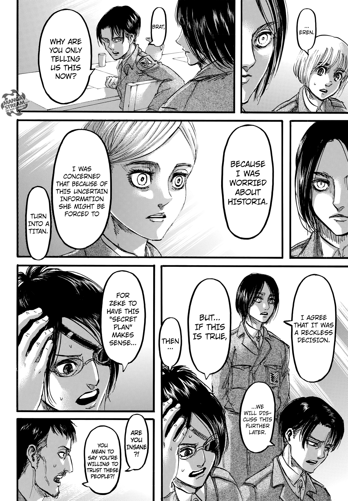 Attack on Titan manga, chapter 106, page 25 of 46