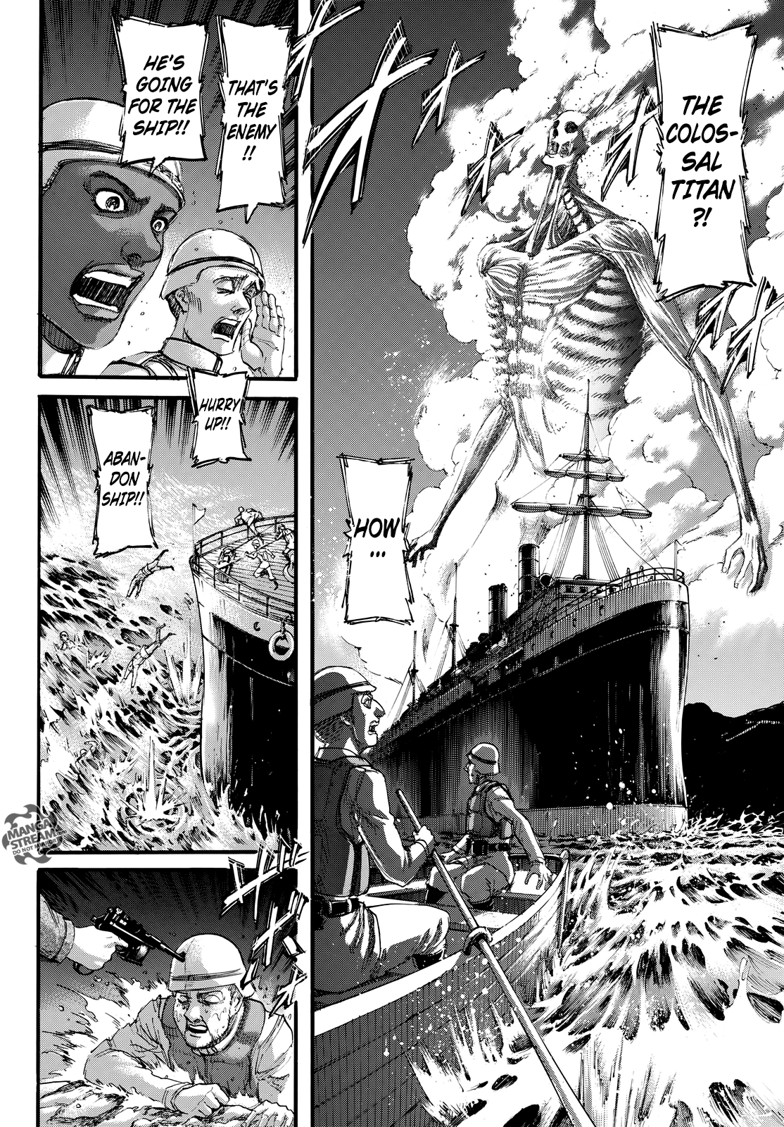Attack on Titan manga, chapter 106, page 29 of 46