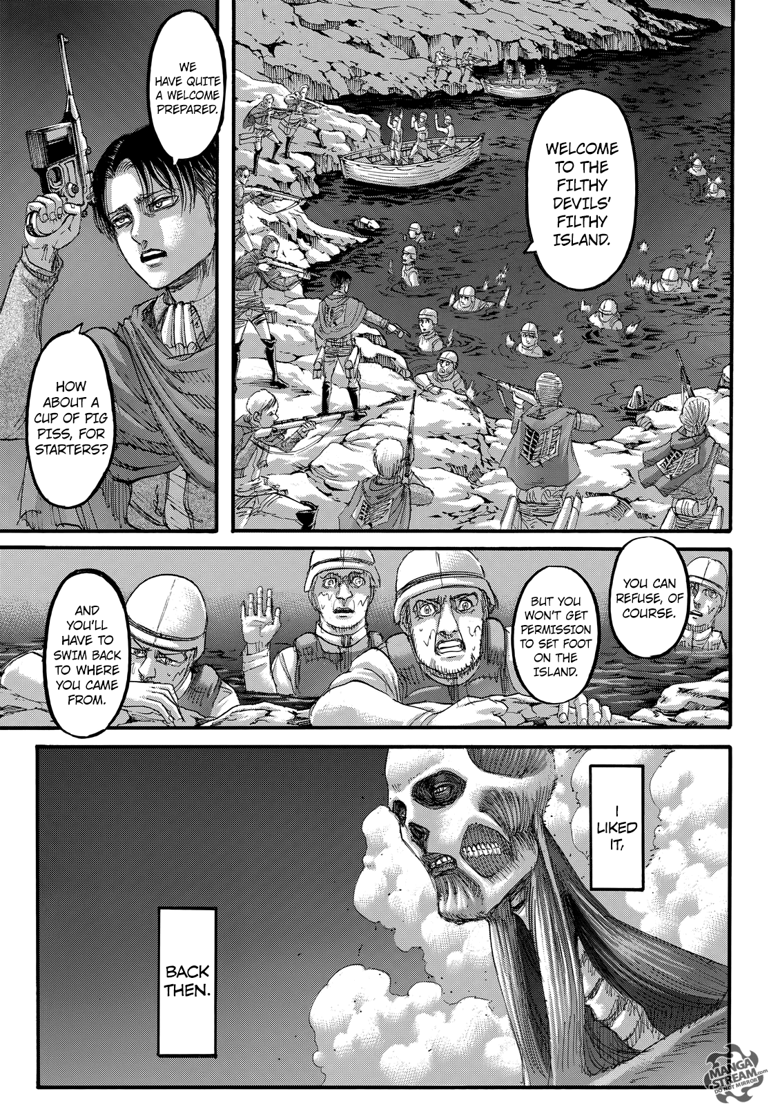 Attack on Titan manga, chapter 106, page 30 of 46