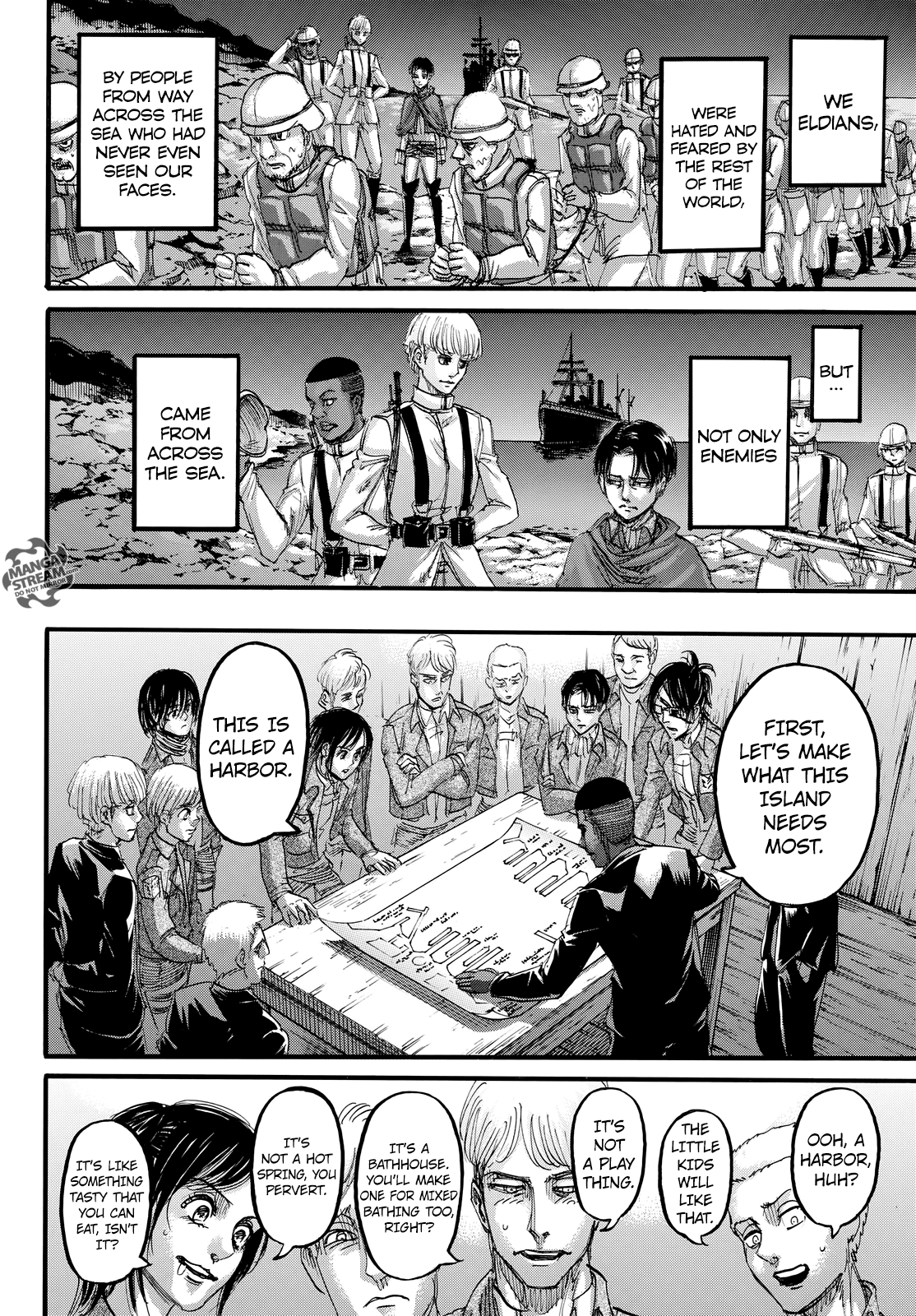 Attack on Titan manga, chapter 106, page 31 of 46