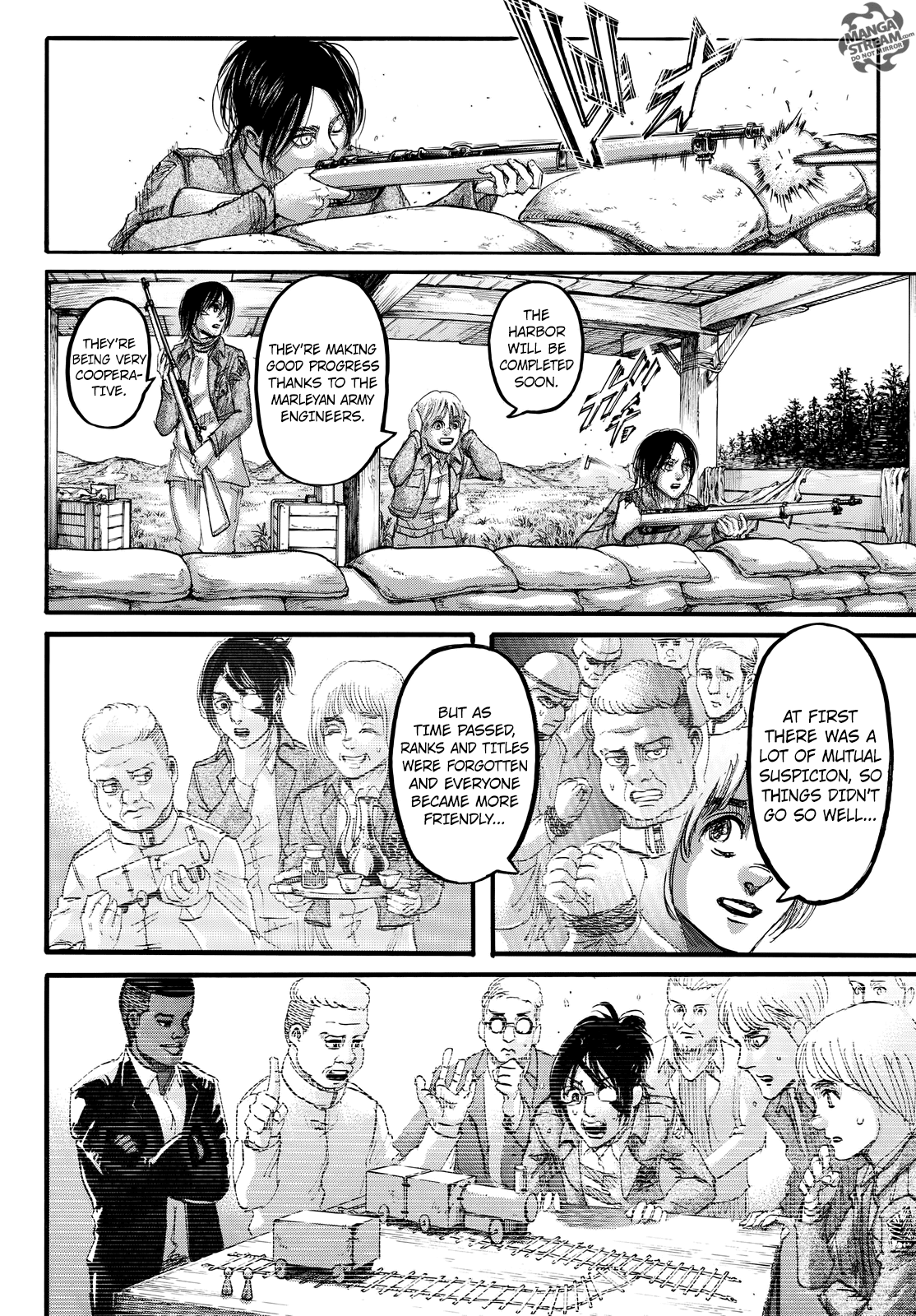 Attack on Titan manga, chapter 106, page 35 of 46