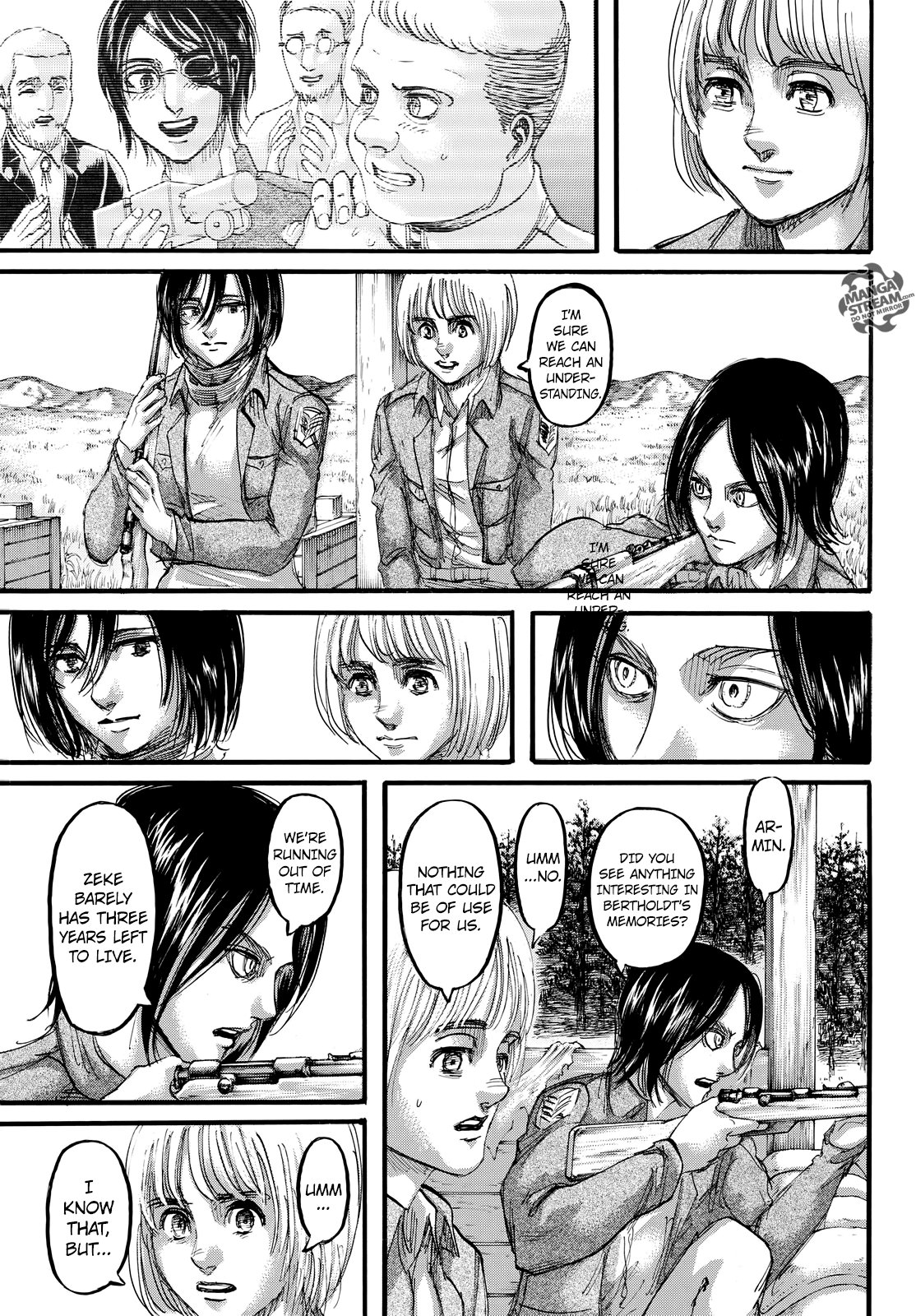 Attack on Titan manga, chapter 106, page 36 of 46