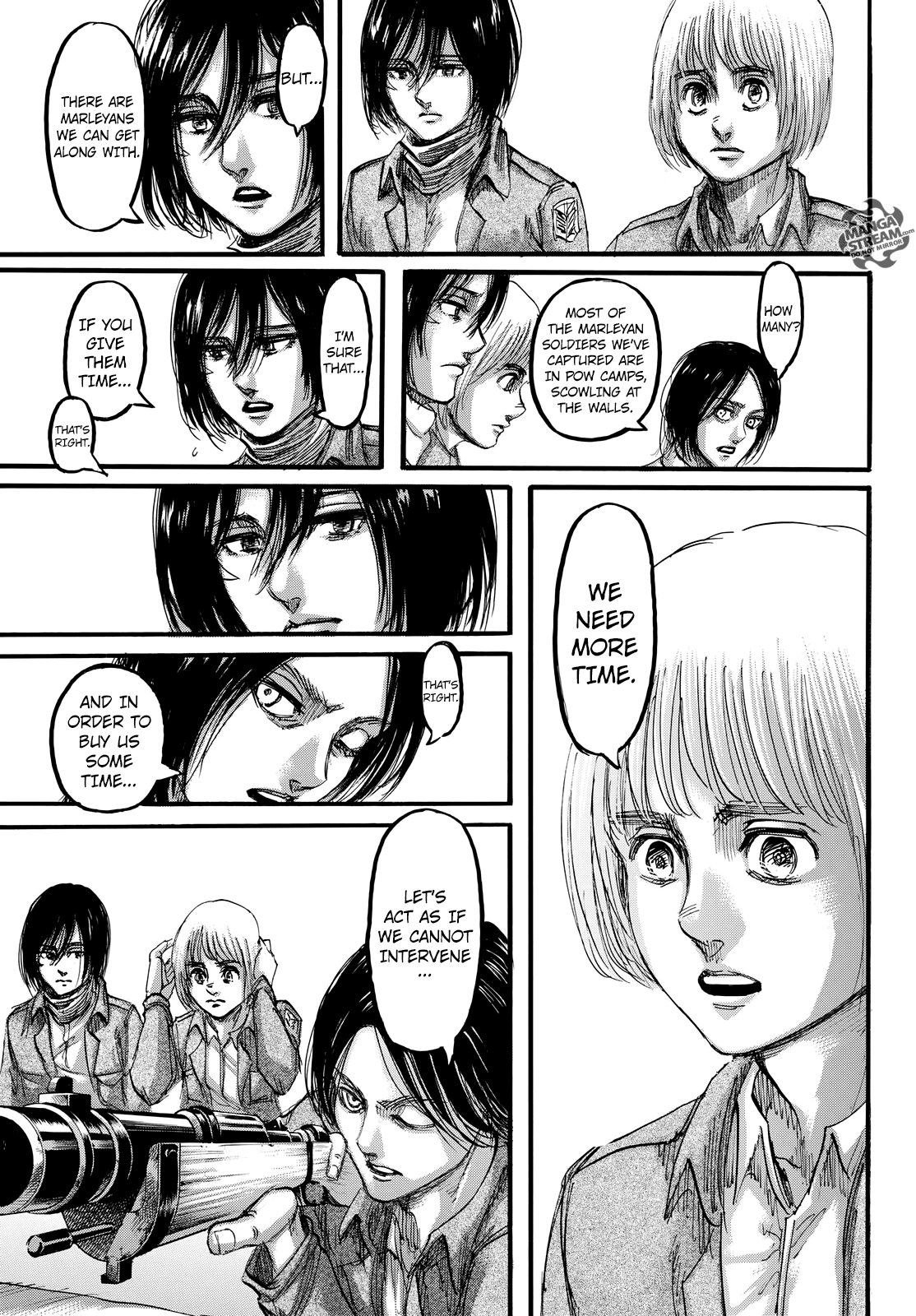 Attack on Titan manga, chapter 106, page 38 of 46