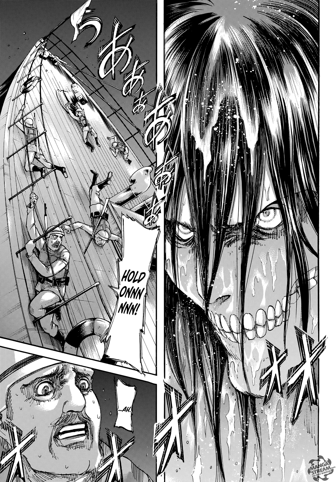 Attack on Titan manga, chapter 106, page 4 of 46