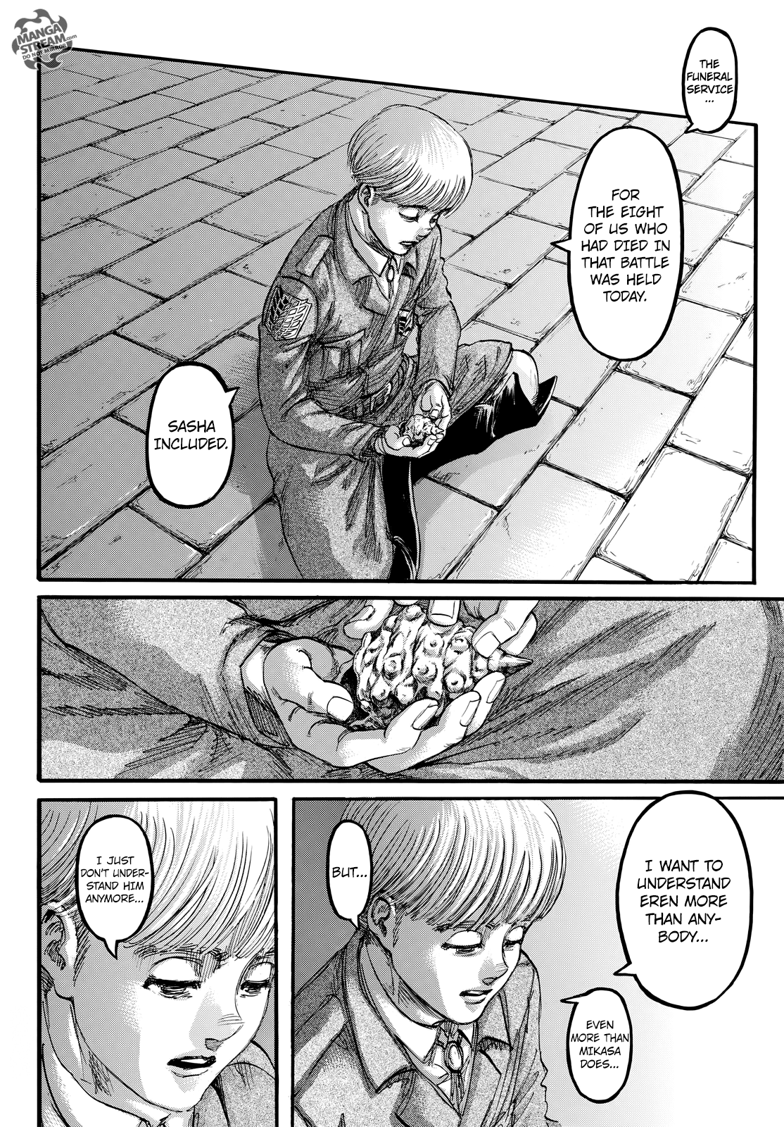 Attack on Titan manga, chapter 106, page 41 of 46