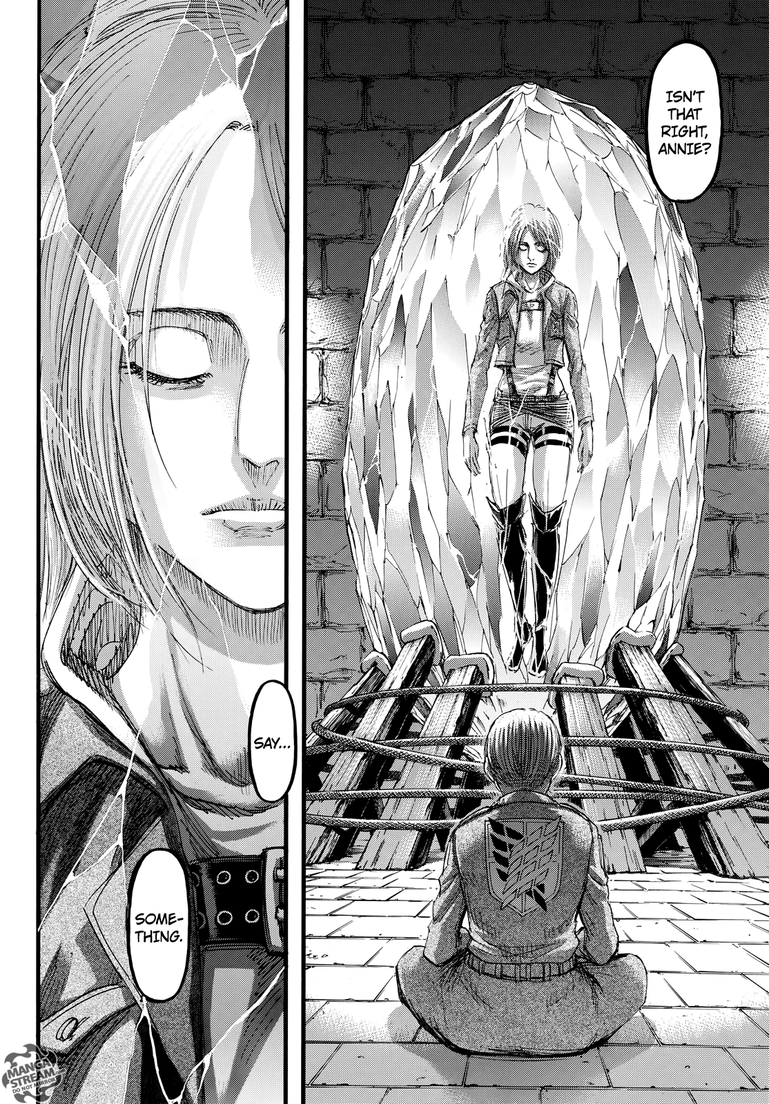 Attack on Titan manga, chapter 106, page 43 of 46