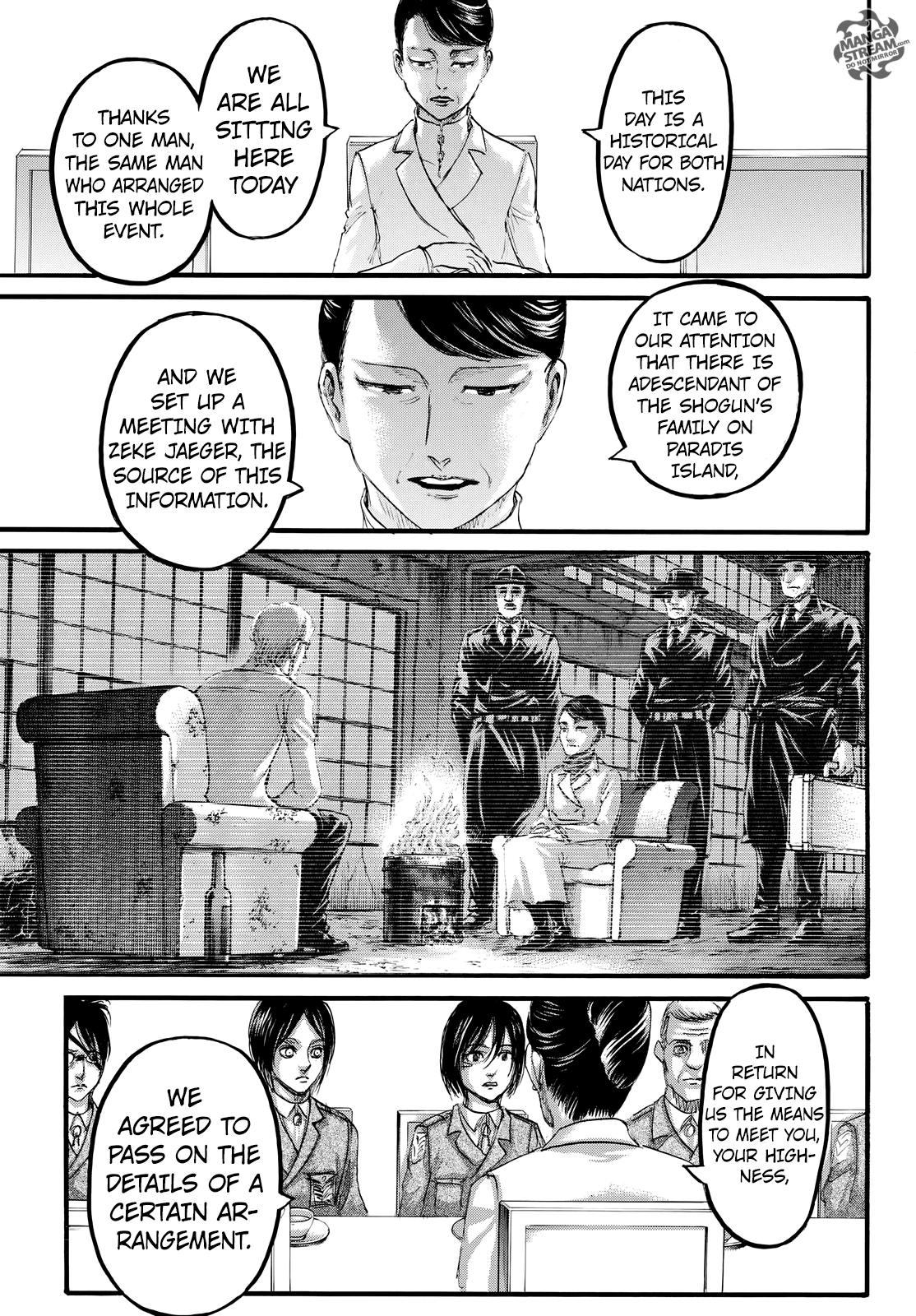 Attack on Titan manga, chapter 107, page 14 of 46