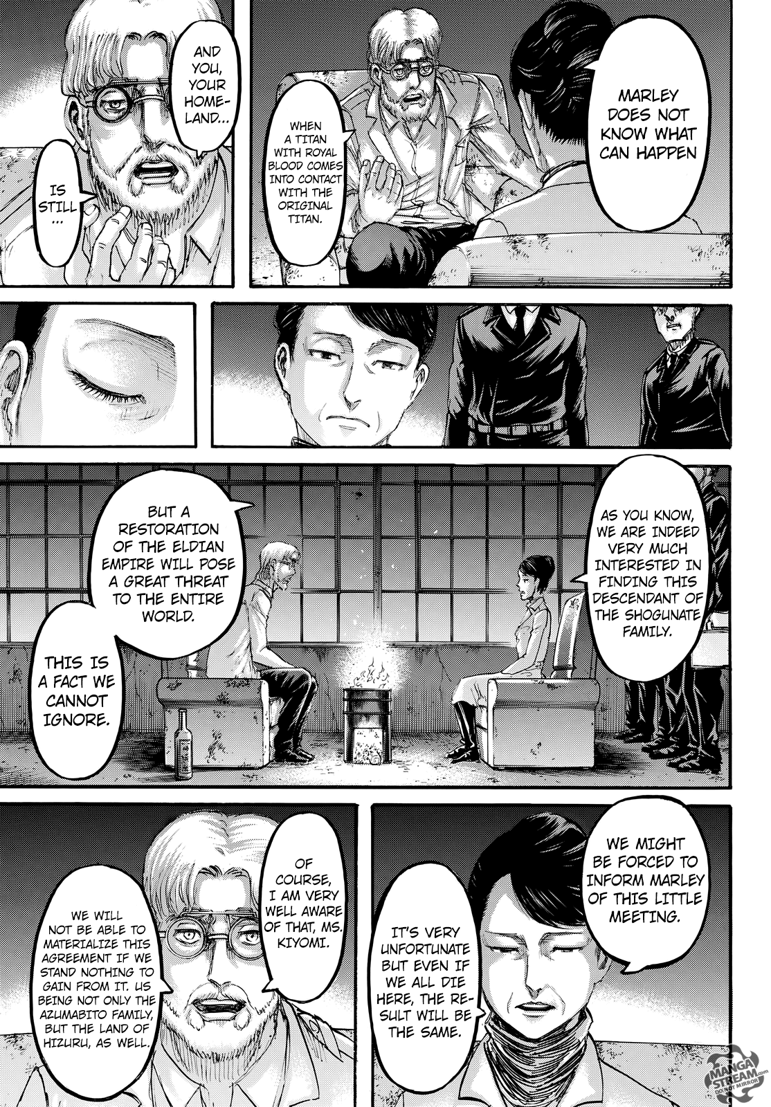 Attack on Titan manga, chapter 107, page 18 of 46