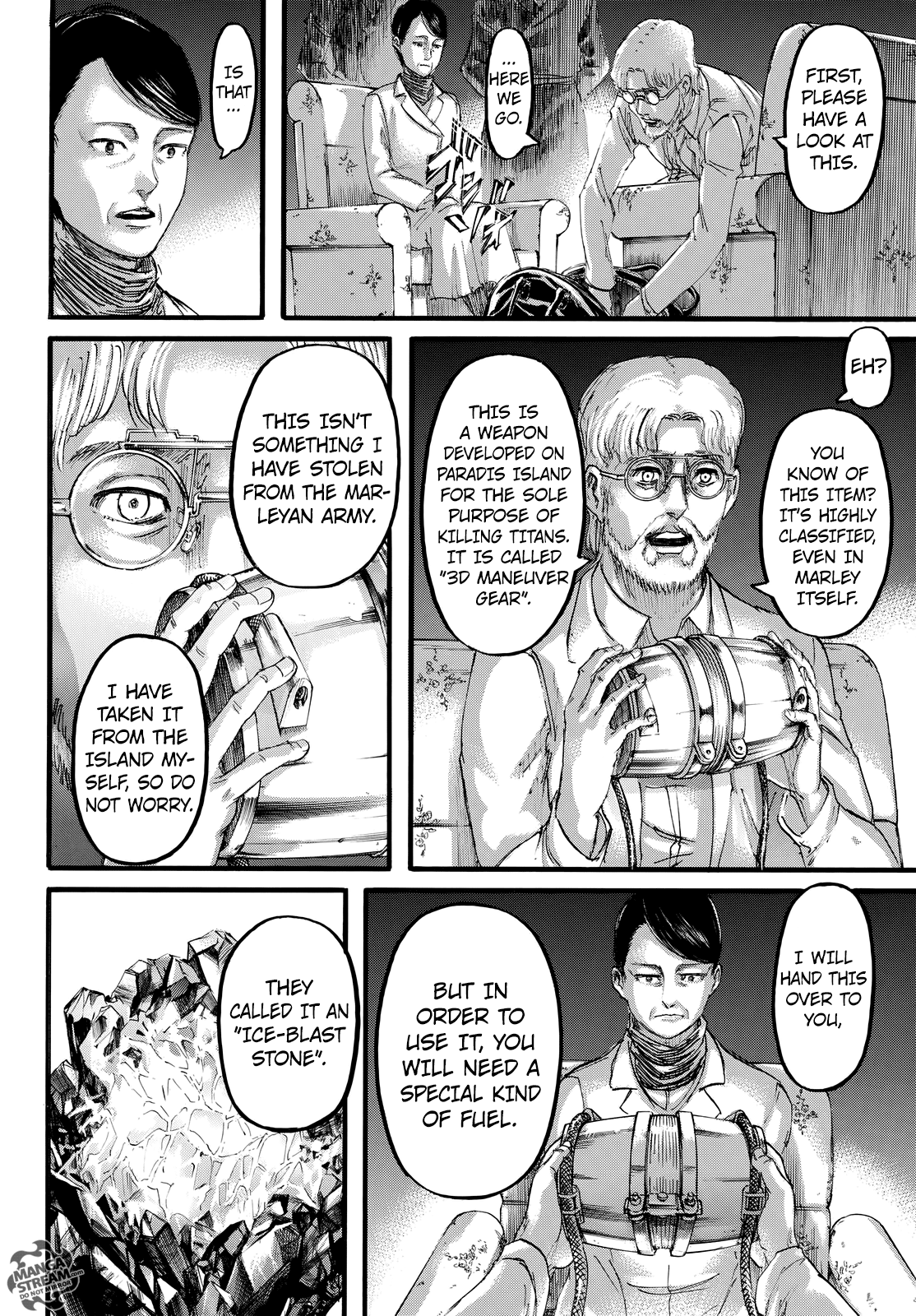 Attack on Titan manga, chapter 107, page 19 of 46
