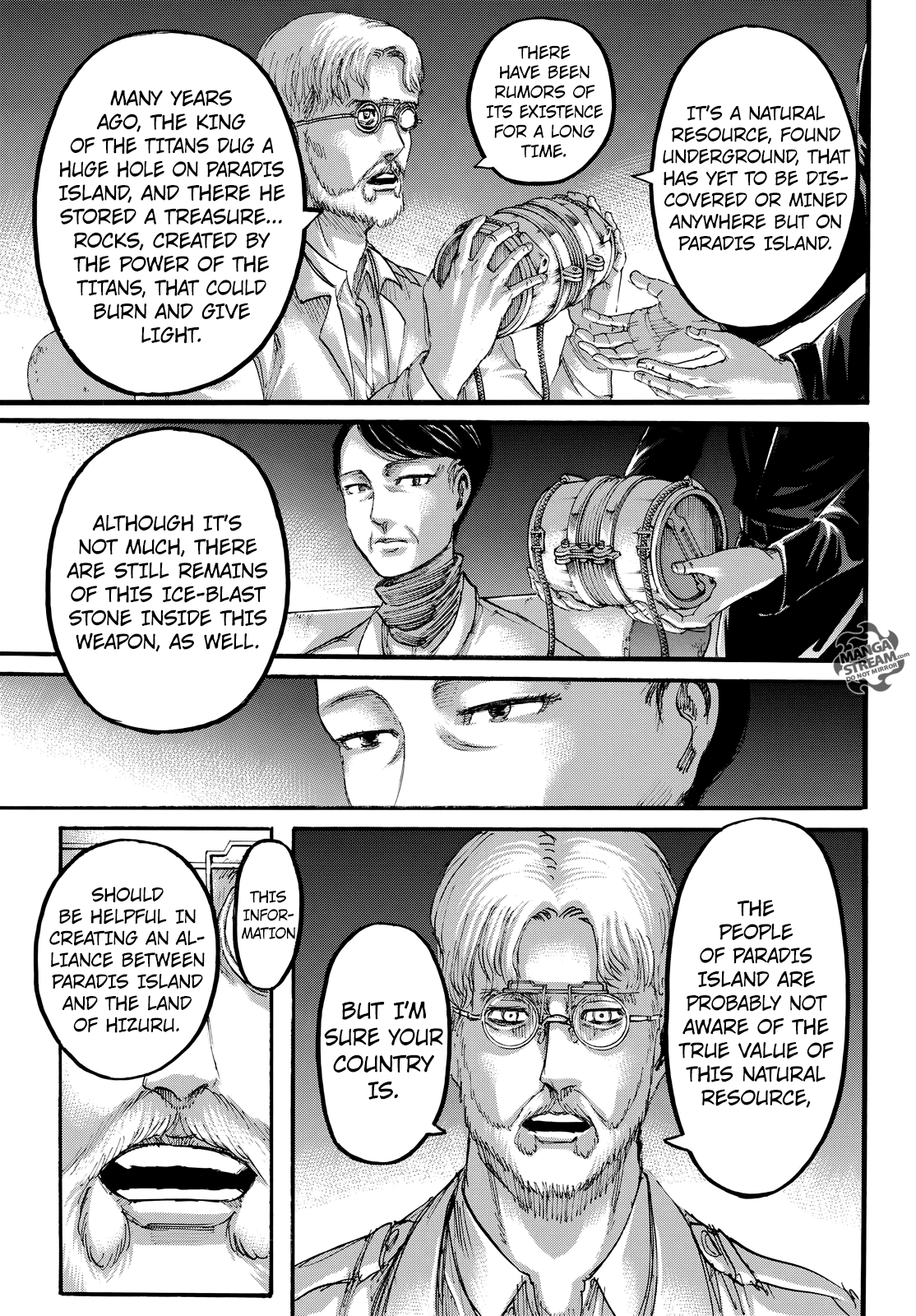 Attack on Titan manga, chapter 107, page 20 of 46