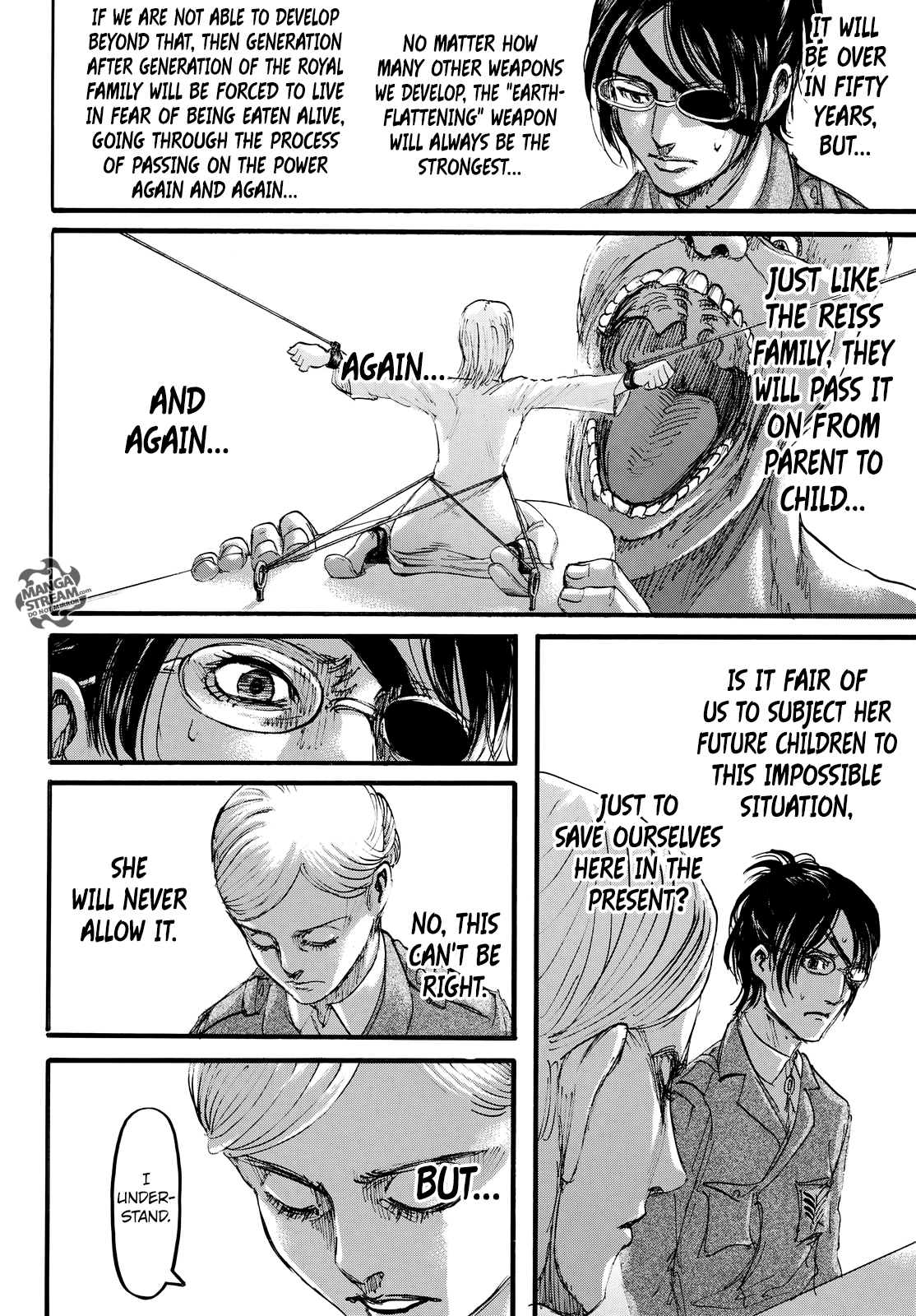 Attack on Titan manga, chapter 107, page 25 of 46