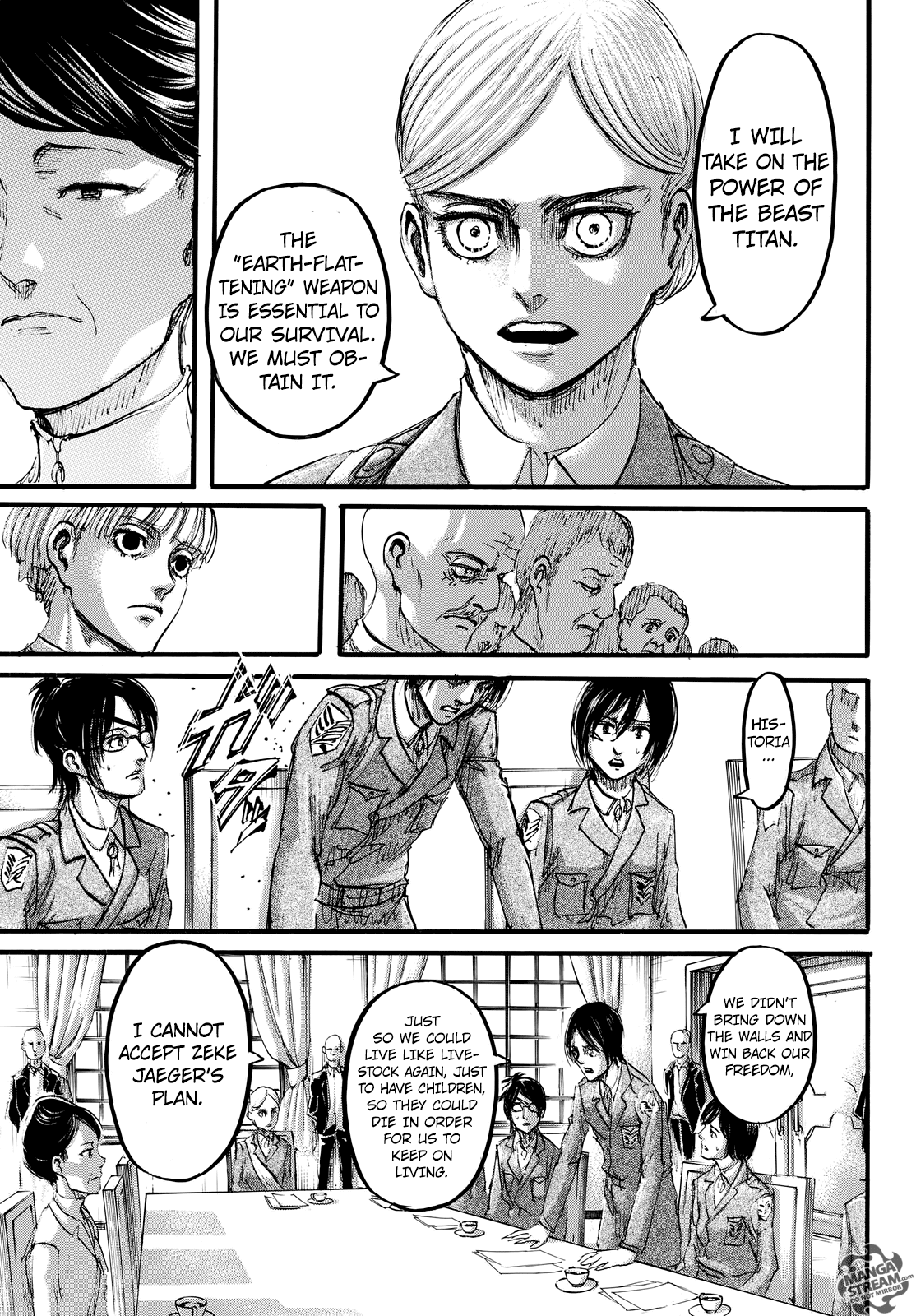 Attack on Titan manga, chapter 107, page 26 of 46