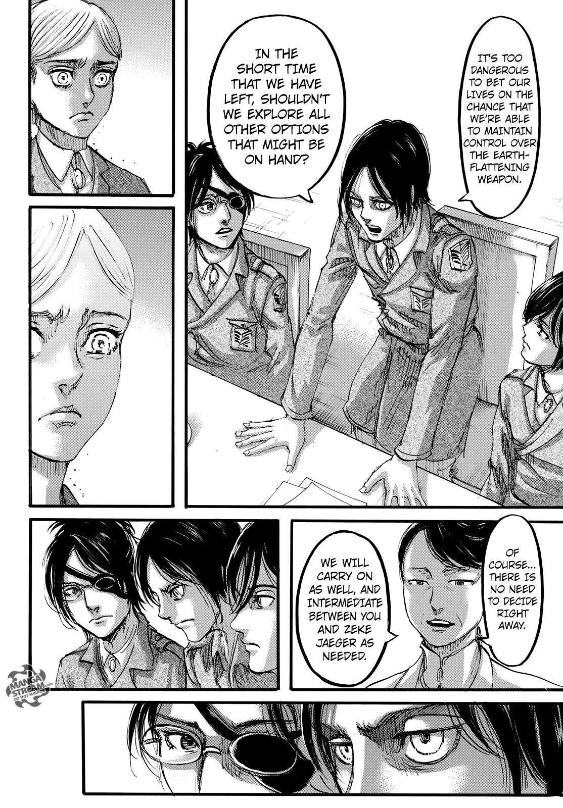 Attack on Titan manga, chapter 107, page 27 of 46
