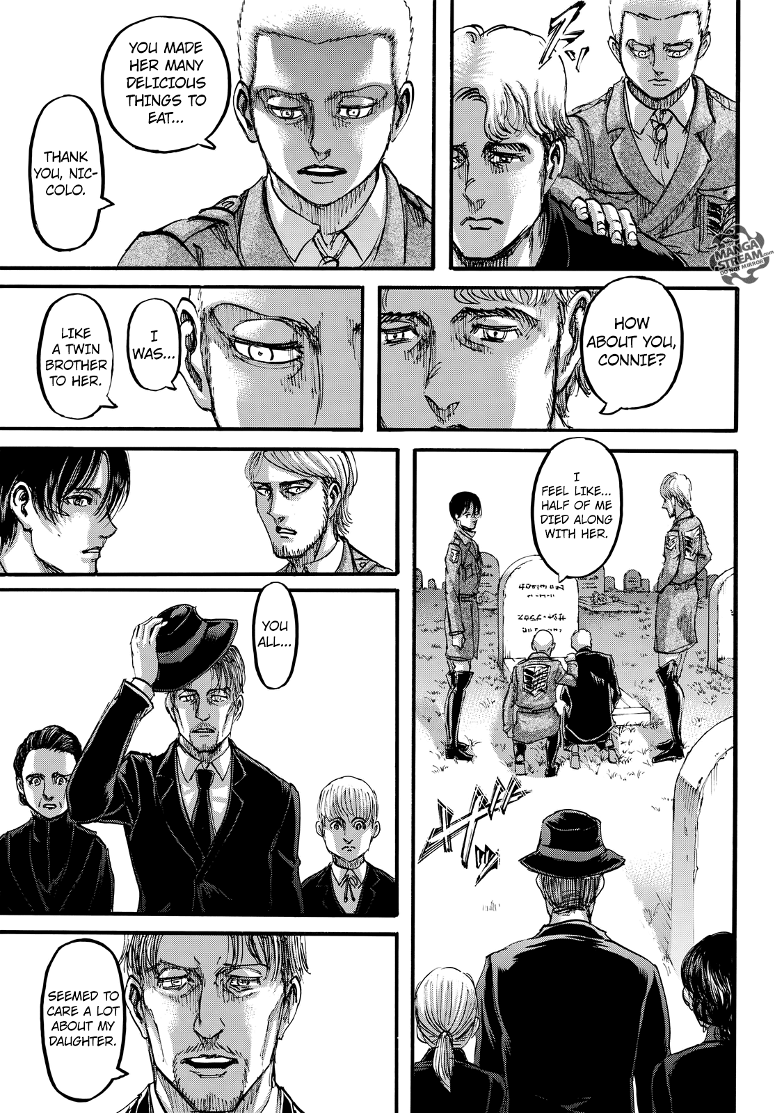 Attack on Titan manga, chapter 107, page 34 of 46