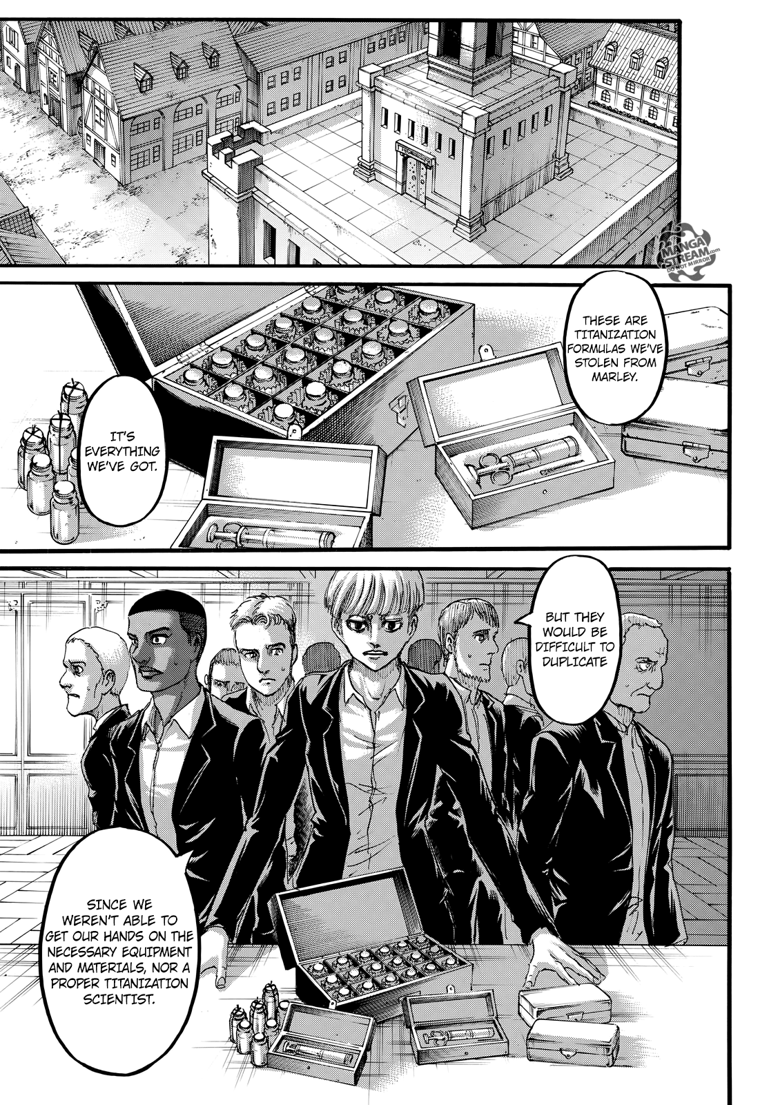 Attack on Titan manga, chapter 107, page 36 of 46