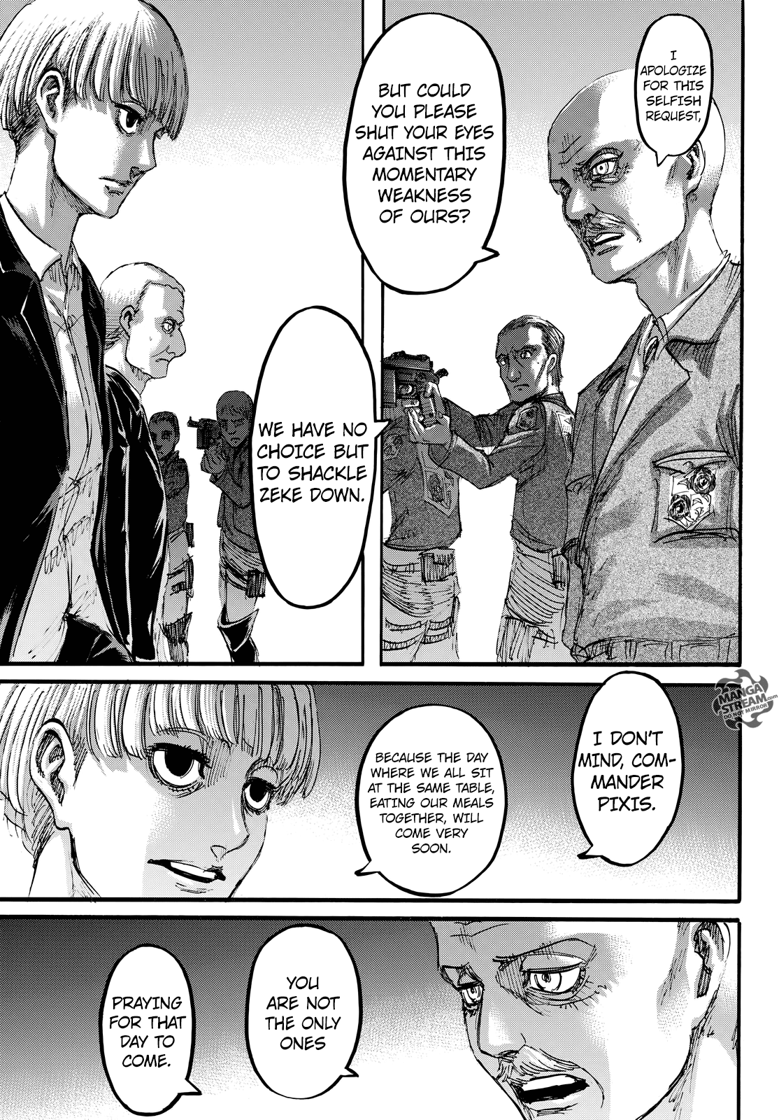 Attack on Titan manga, chapter 107, page 38 of 46