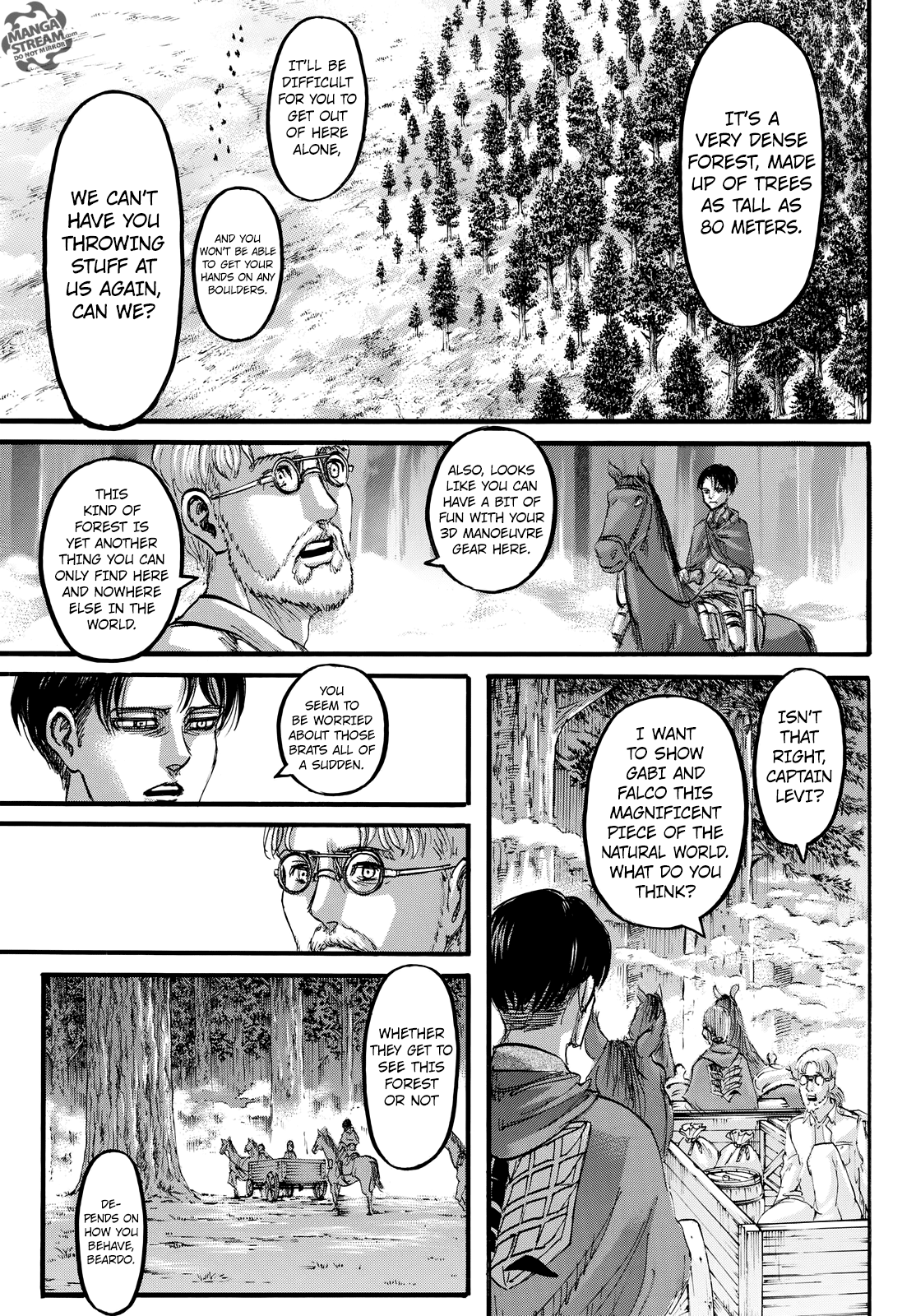 Attack on Titan manga, chapter 107, page 40 of 46