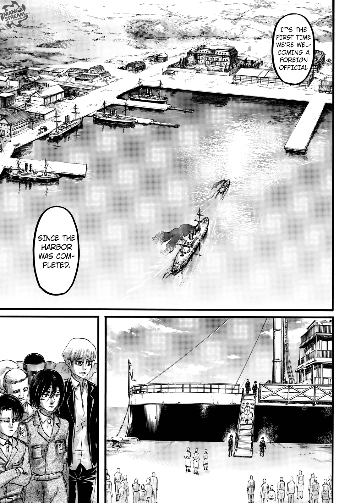 Attack on Titan manga, chapter 107, page 6 of 46