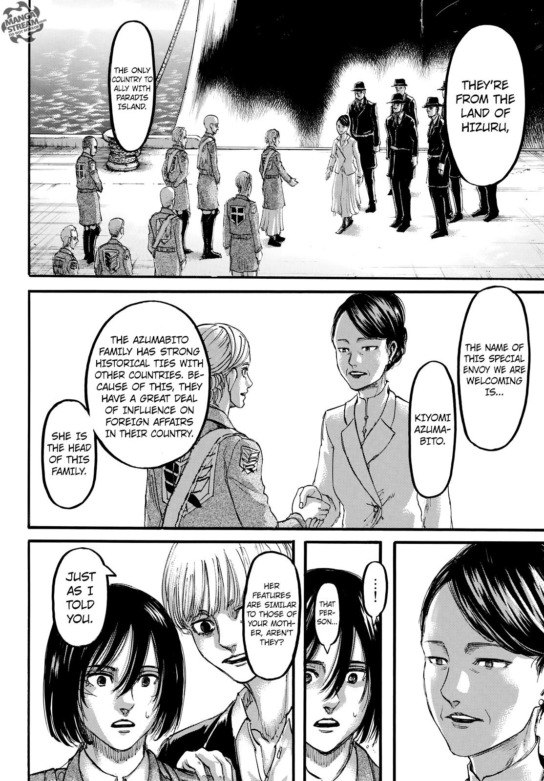 Attack on Titan manga, chapter 107, page 7 of 46