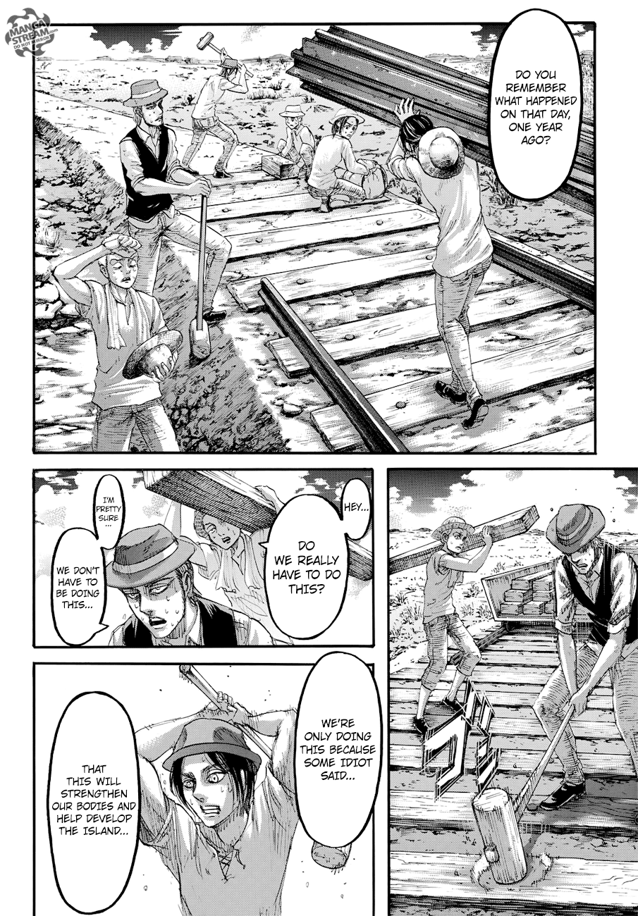 Attack on Titan manga, chapter 108, page 14 of 47