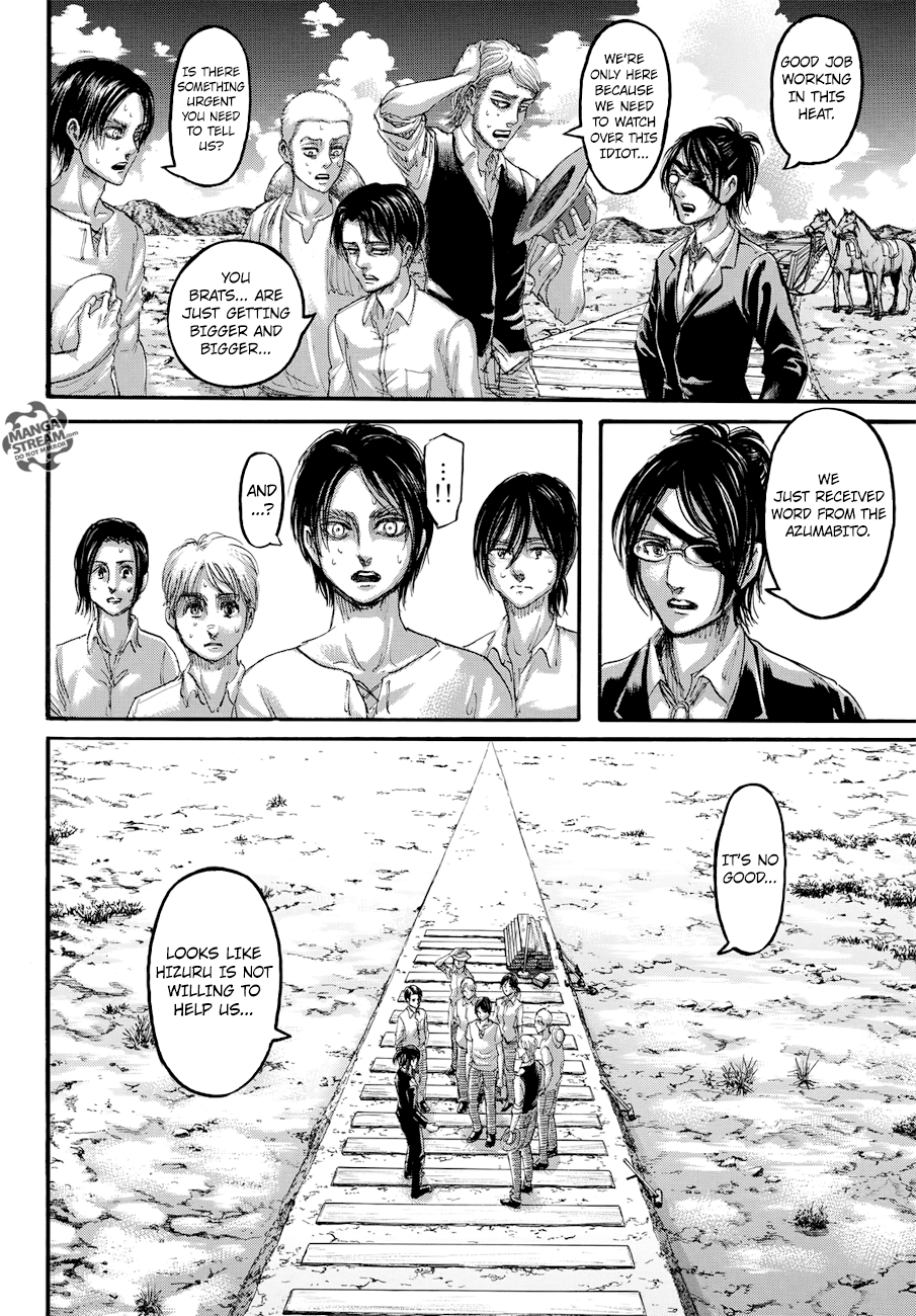 Attack on Titan manga, chapter 108, page 16 of 47