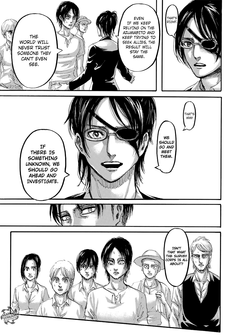 Attack on Titan manga, chapter 108, page 19 of 47