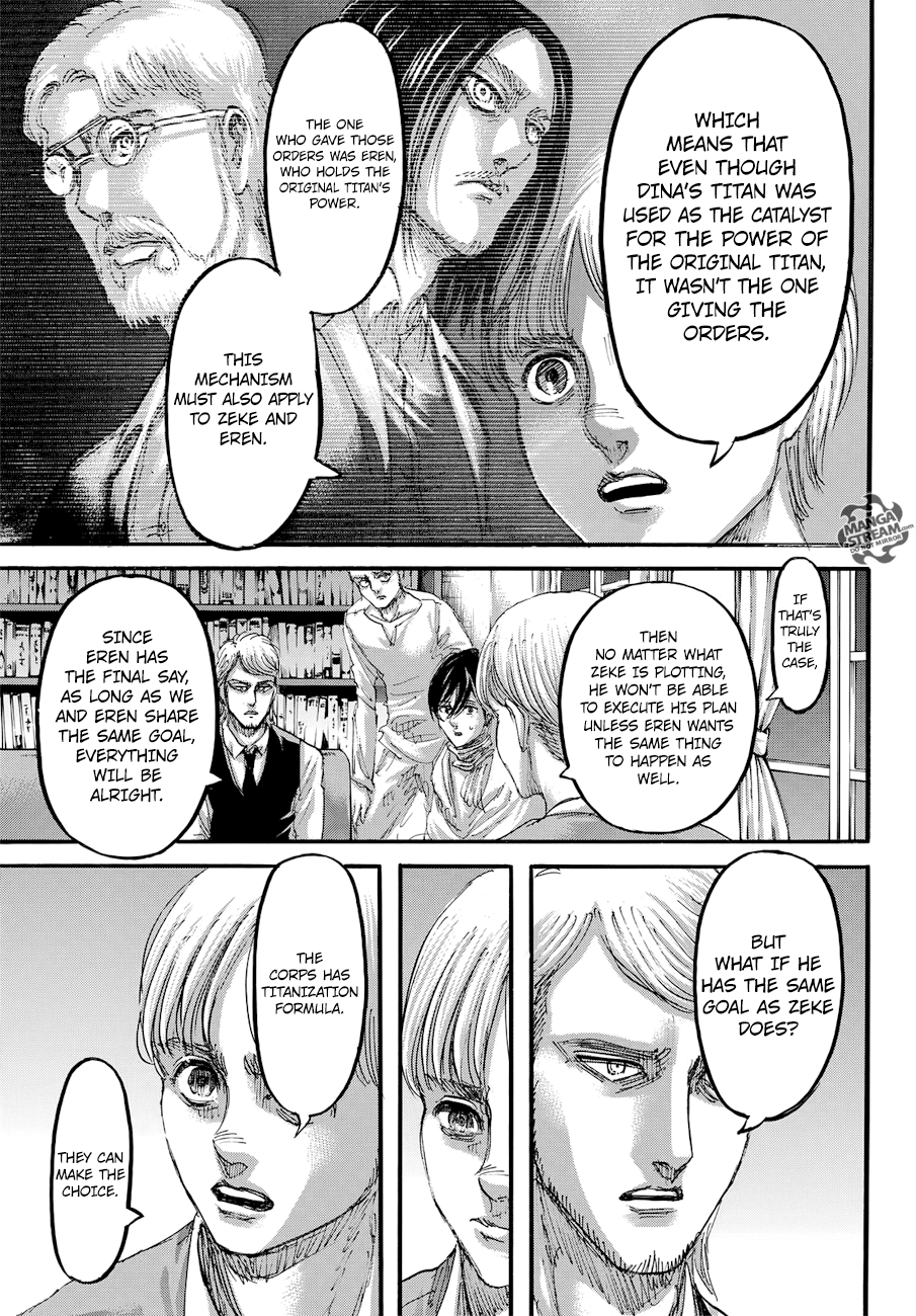 Attack on Titan manga, chapter 108, page 33 of 47