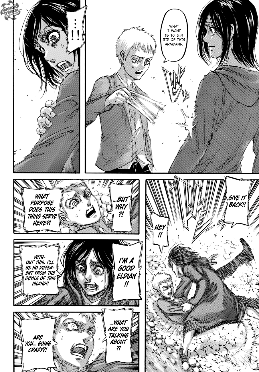 Attack on Titan manga, chapter 108, page 38 of 47