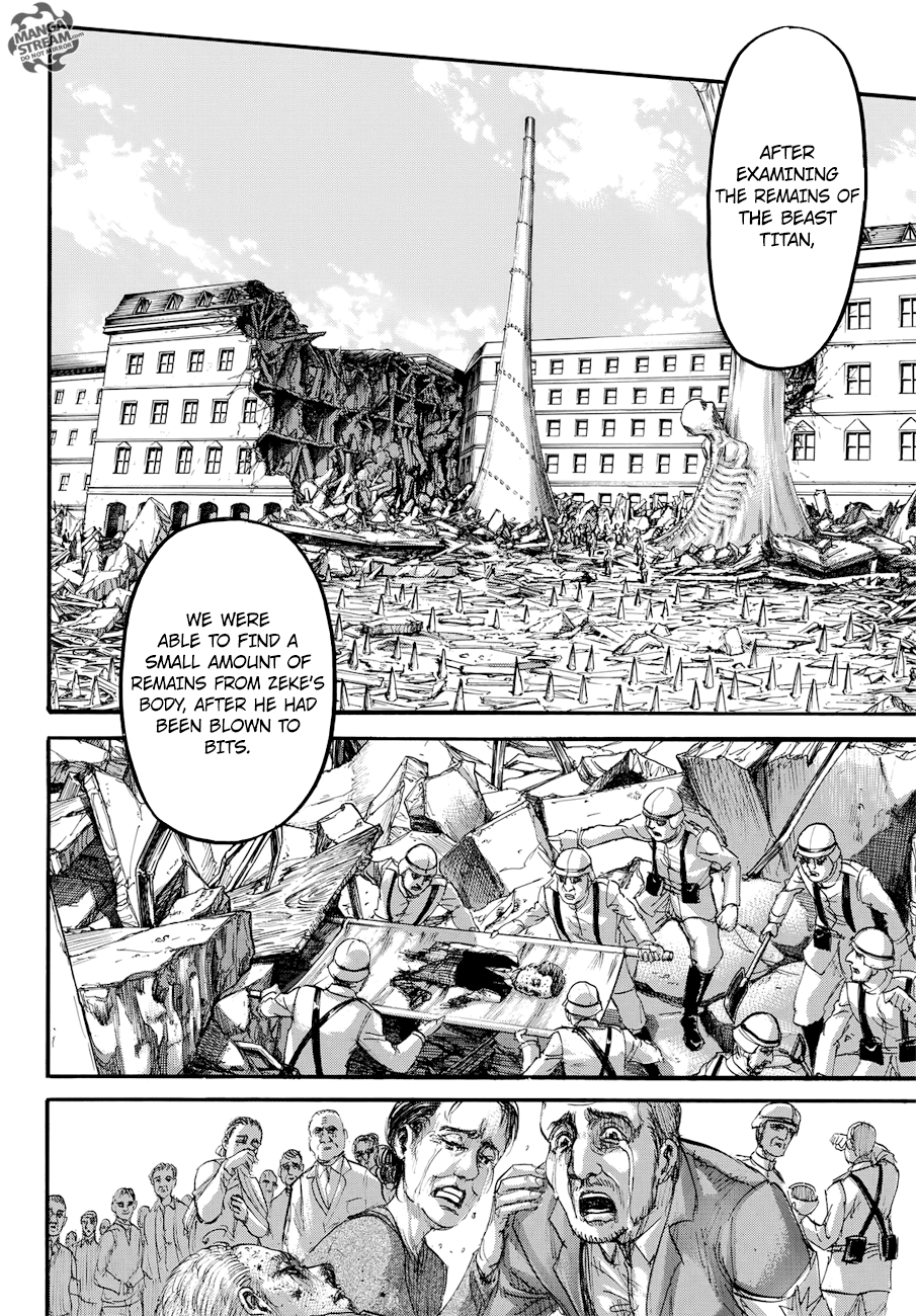 Attack on Titan manga, chapter 108, page 42 of 47