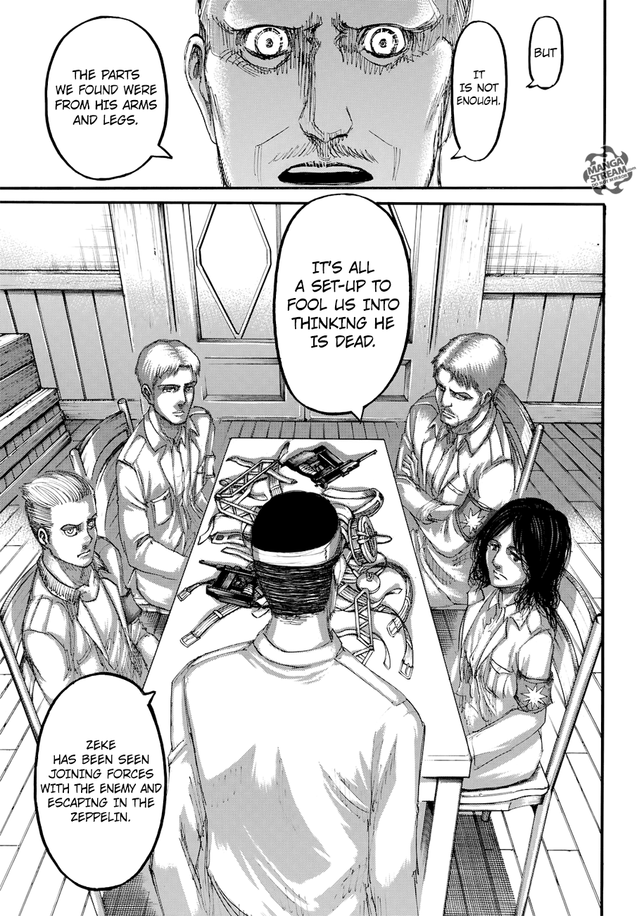 Attack on Titan manga, chapter 108, page 43 of 47