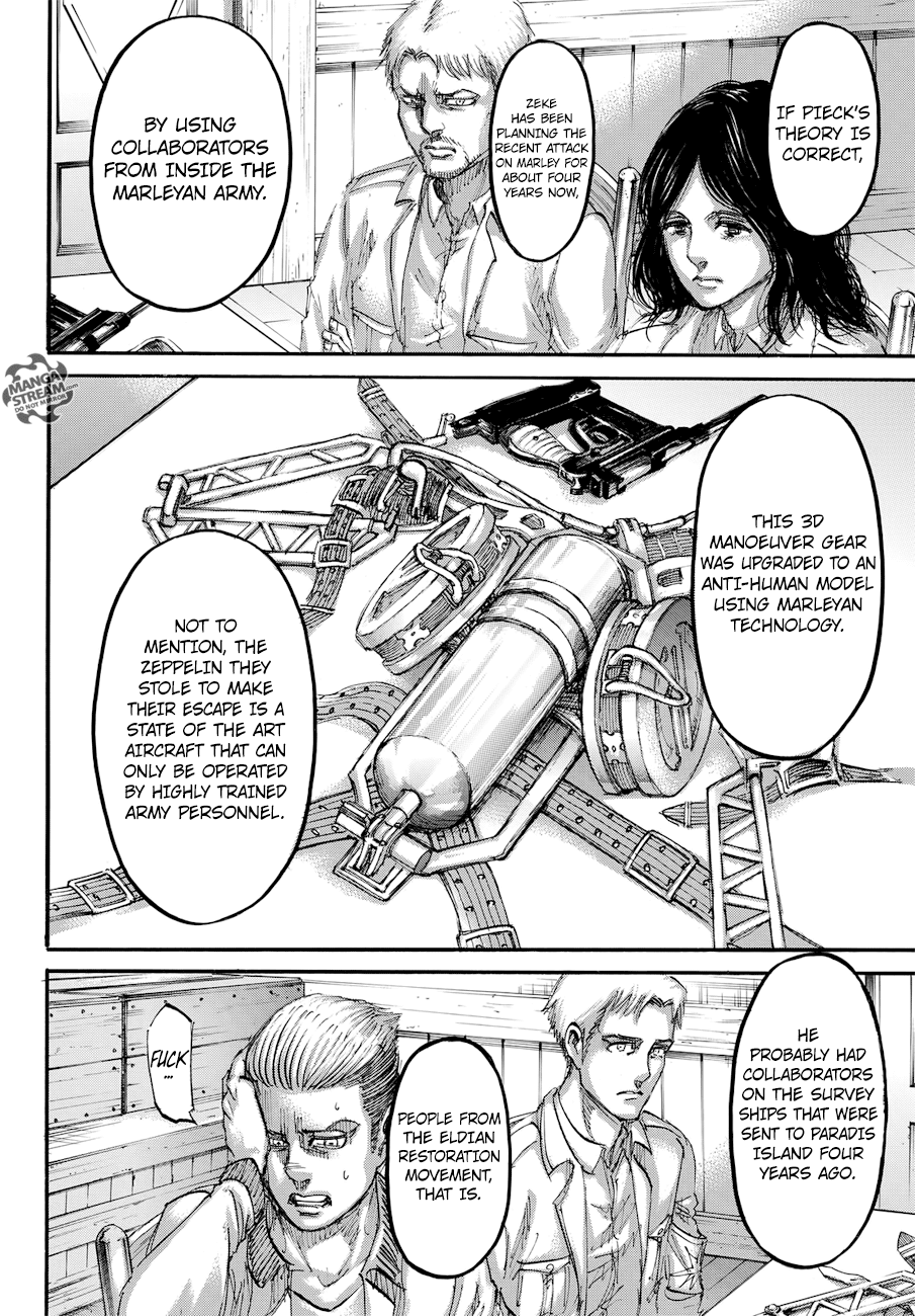 Attack on Titan manga, chapter 108, page 44 of 47