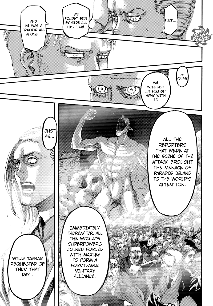 Attack on Titan manga, chapter 108, page 45 of 47