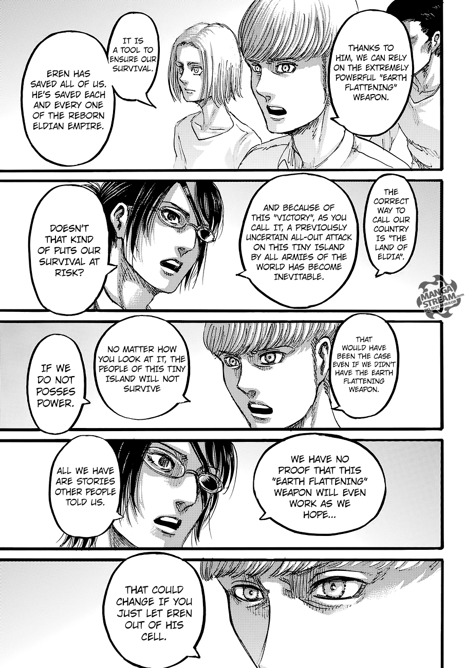 Attack on Titan manga, chapter 109, page 15 of 47