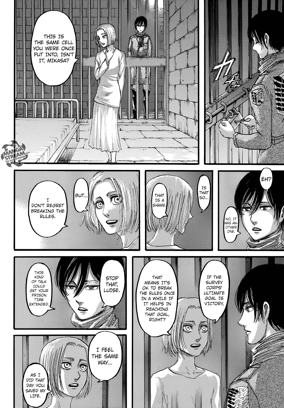Attack on Titan manga, chapter 109, page 20 of 47
