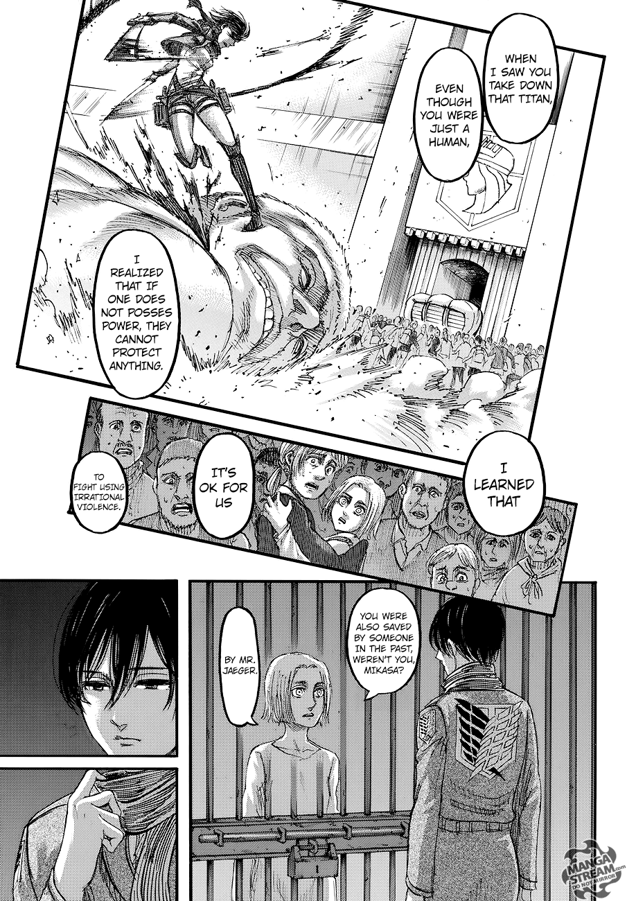 Attack on Titan manga, chapter 109, page 21 of 47
