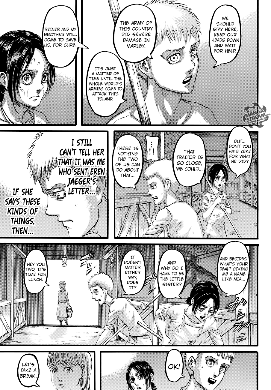 Attack on Titan manga, chapter 109, page 31 of 47