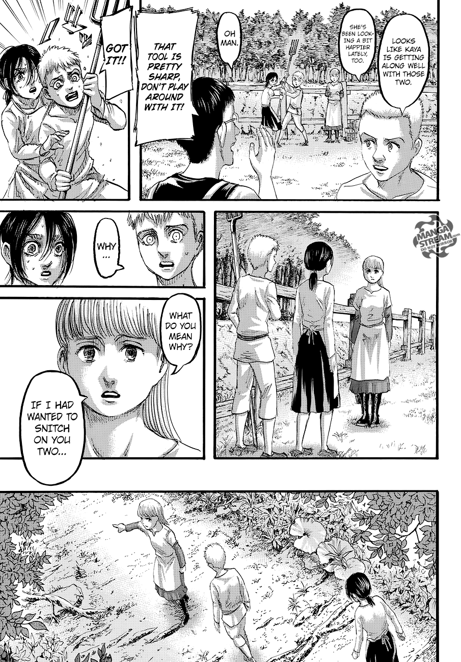 Attack on Titan manga, chapter 109, page 37 of 47