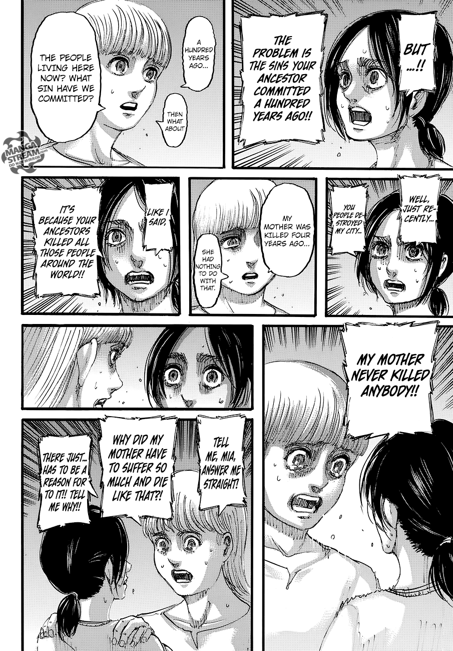 Attack on Titan manga, chapter 109, page 42 of 47