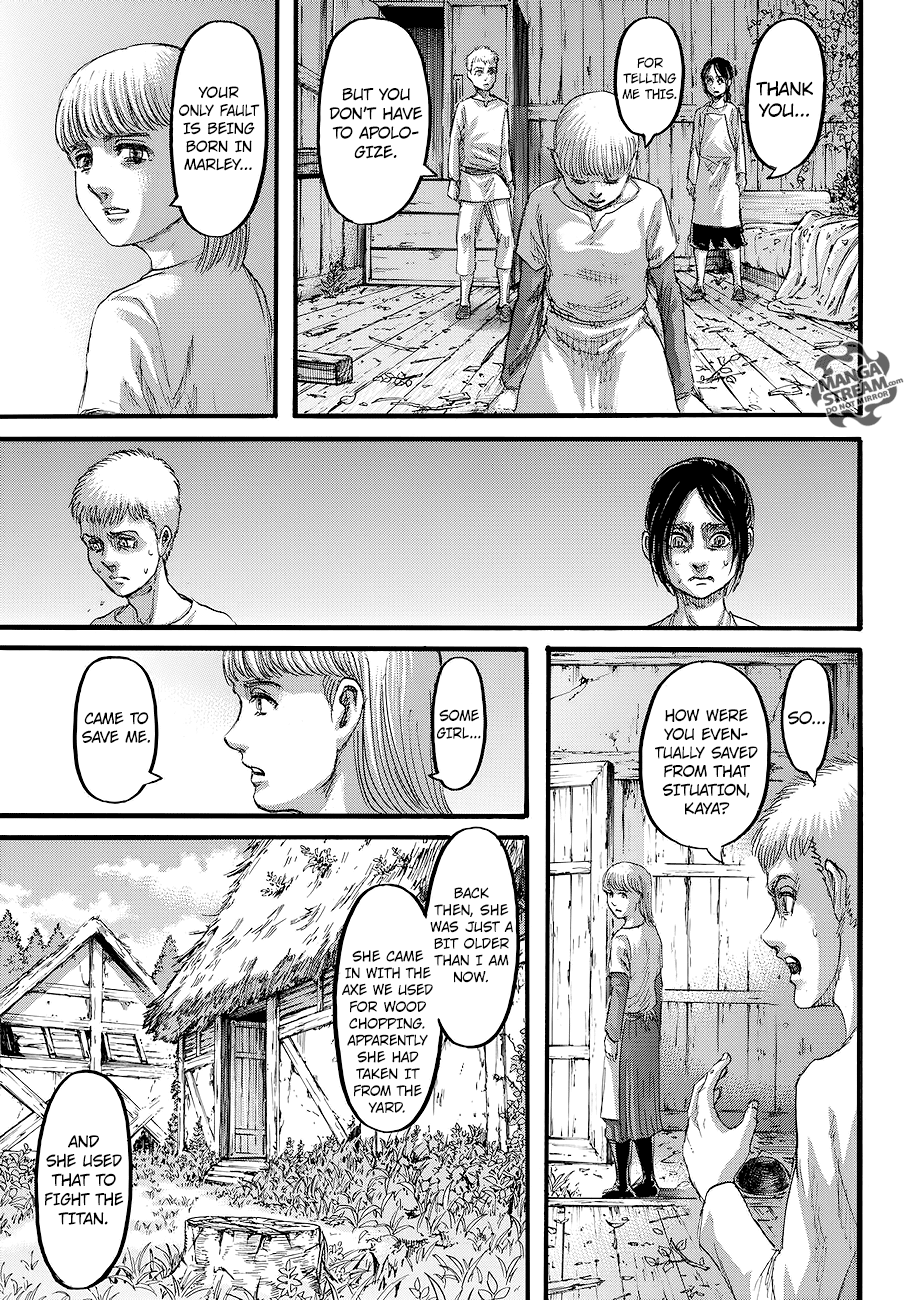 Attack on Titan manga, chapter 109, page 45 of 47