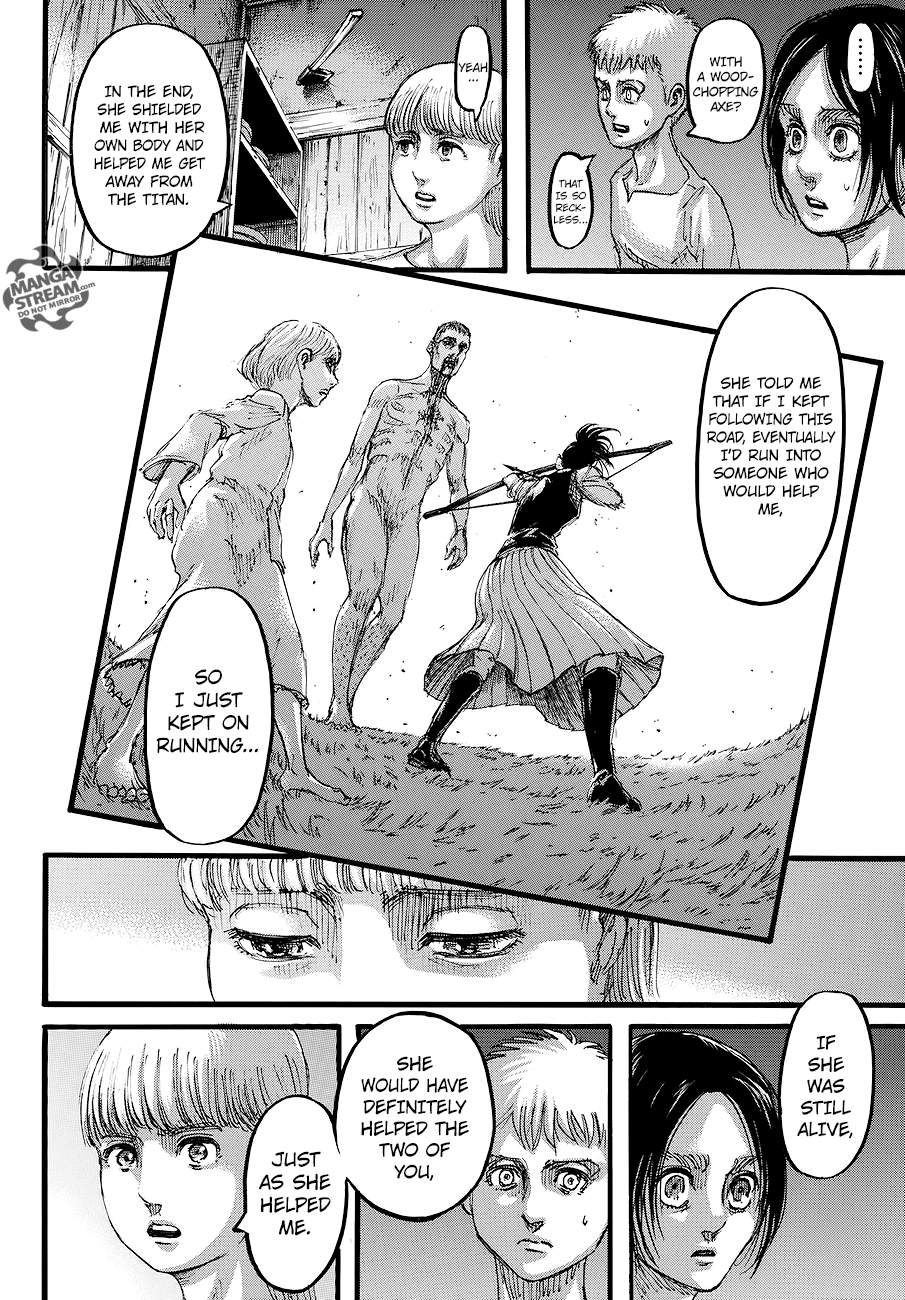 Attack on Titan manga, chapter 109, page 46 of 47