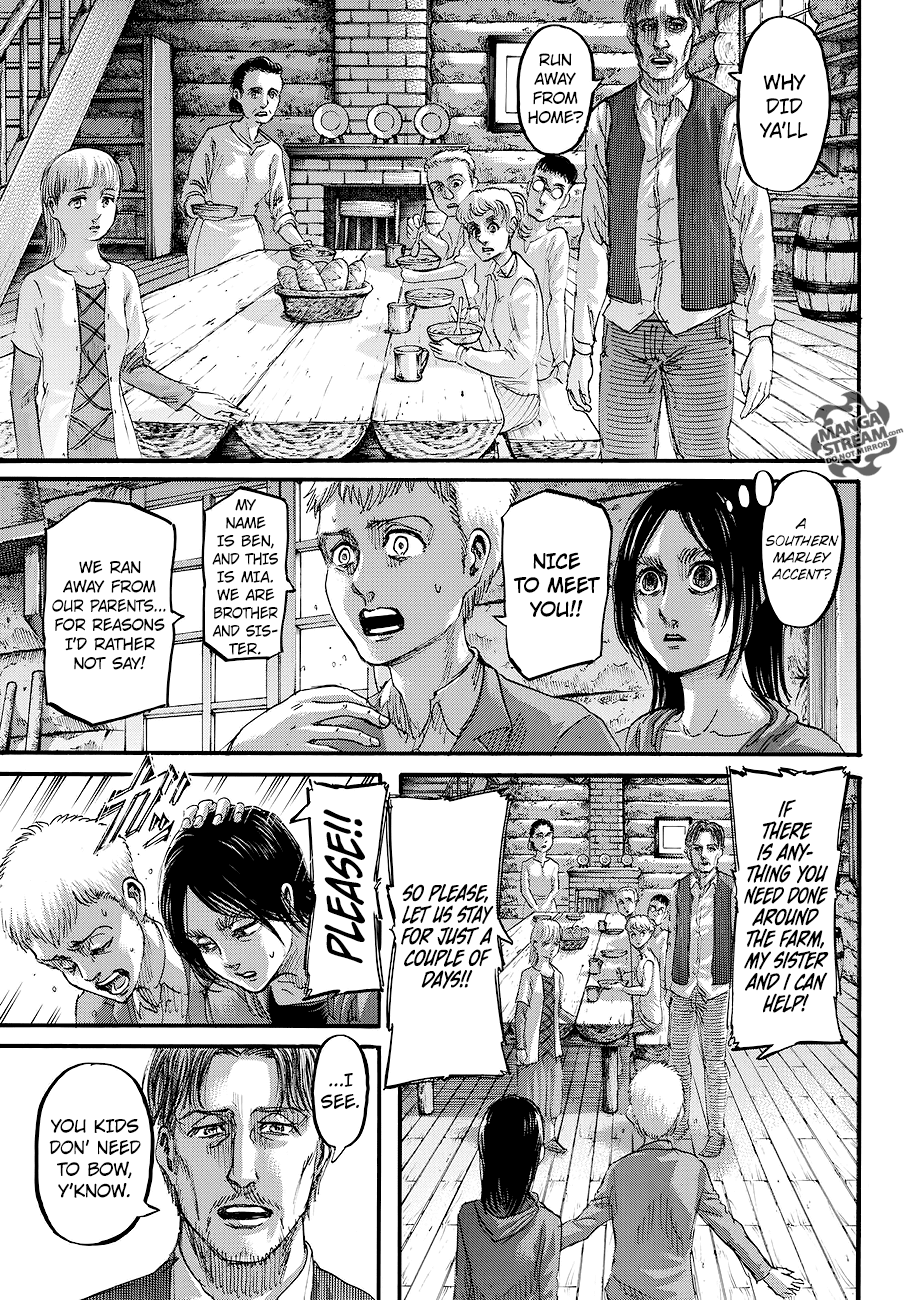 Attack on Titan manga, chapter 109, page 5 of 47