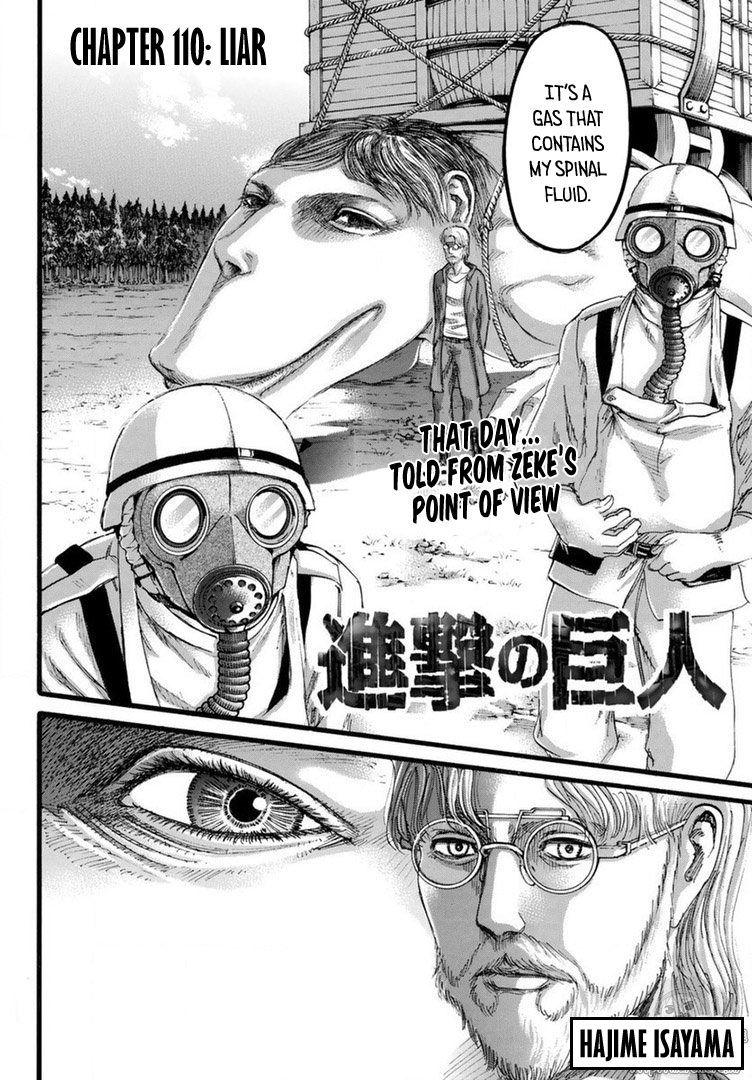Attack on Titan Chapter 110 page 2 - Chapter 110