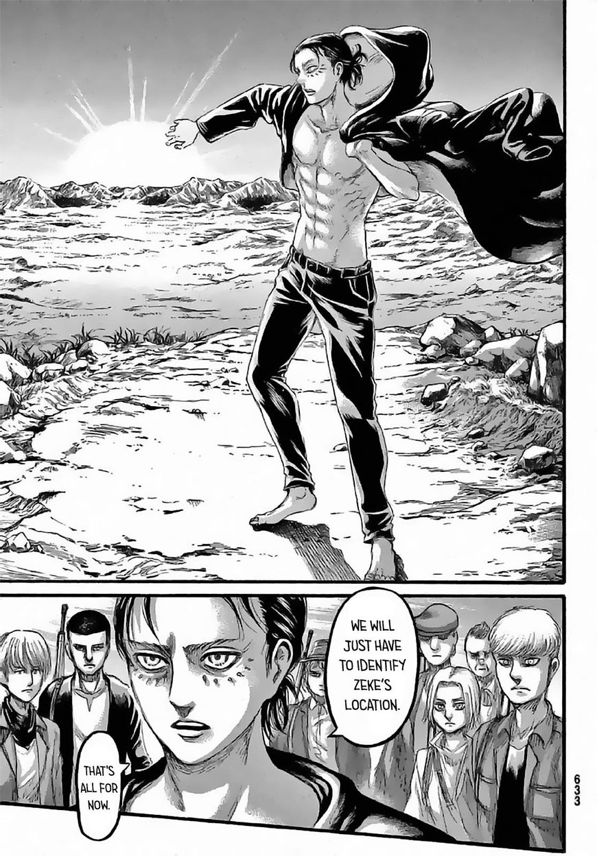 Attack on Titan Chapter 110 page 43 - Chapter 110
