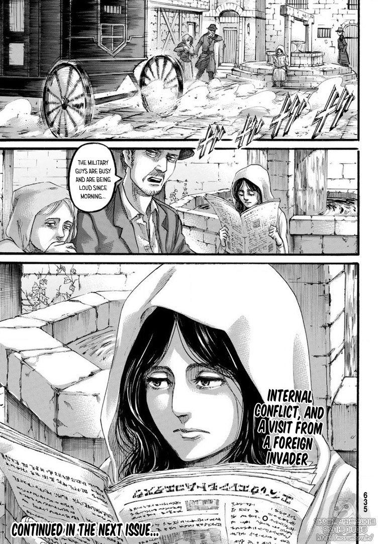 Attack on Titan Chapter 110 page 45 - Chapter 110