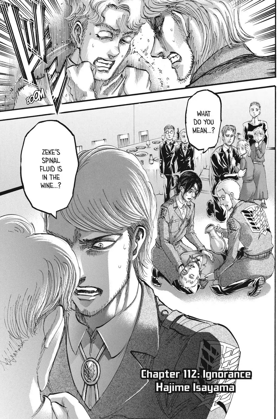 Attack on Titan manga, chapter 112, page 1 of 45