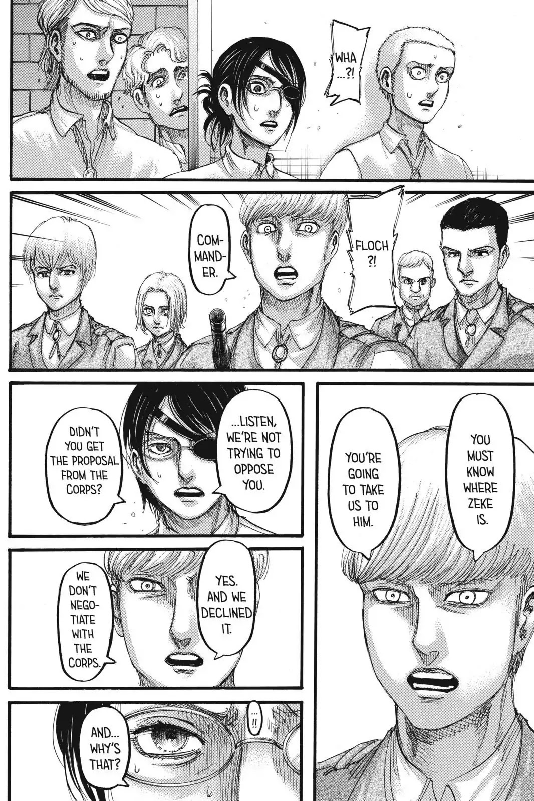 Attack on Titan manga, chapter 112, page 10 of 45
